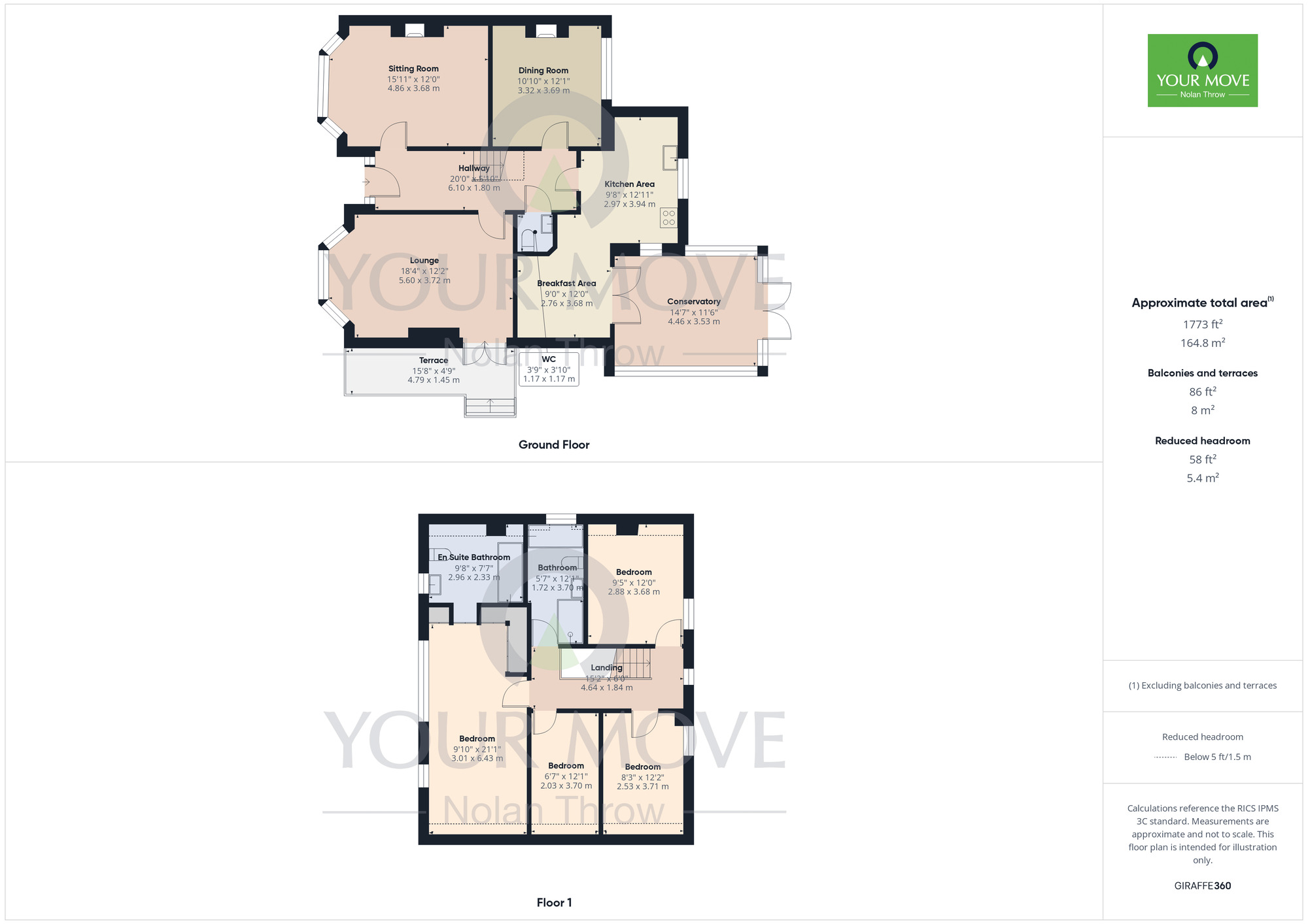 Floorplan of 4 bedroom Detached House for sale, Main Road, Duston, Northamptonshire, NN5