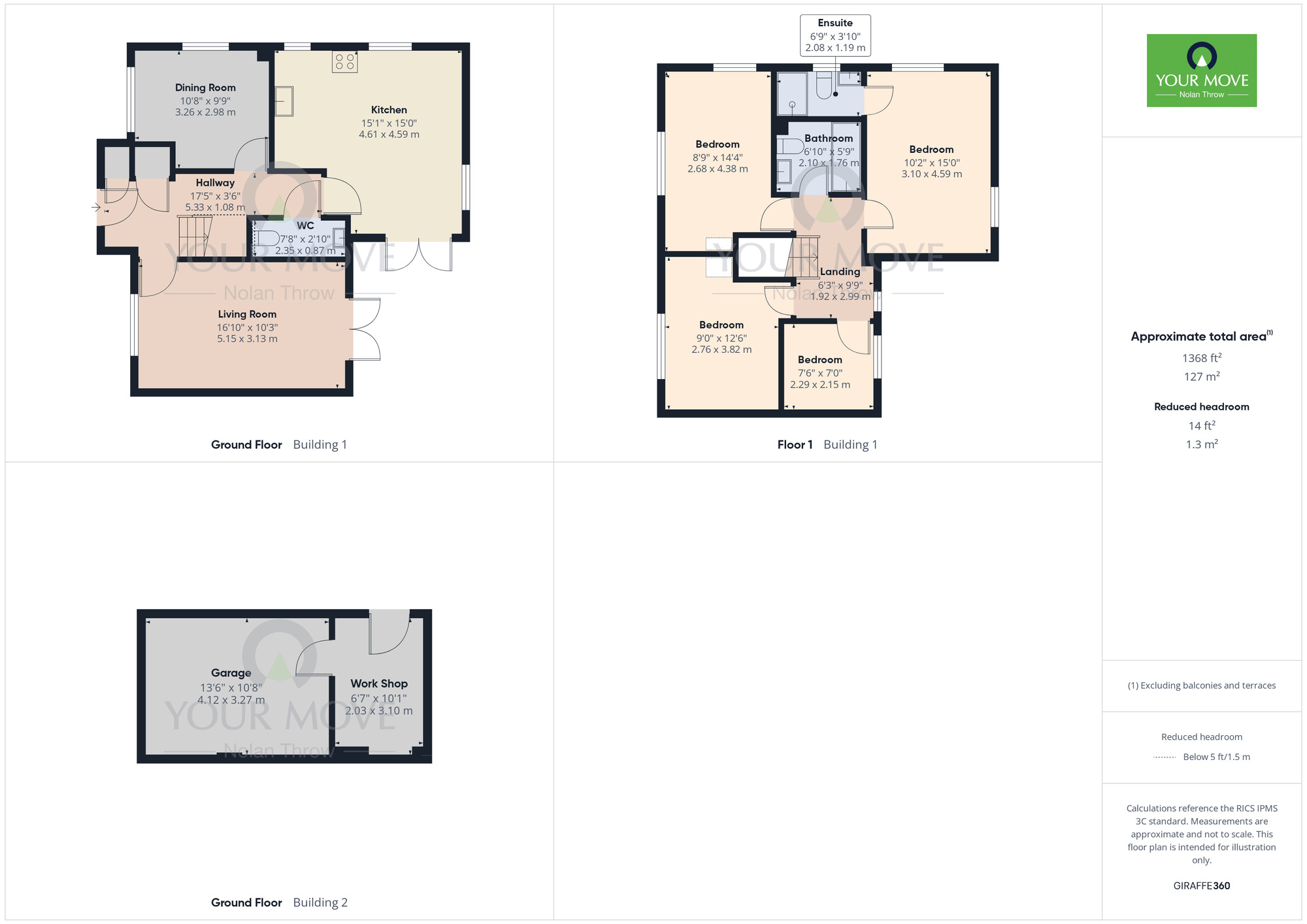 Floorplan of 3 bedroom Mid Terrace House for sale, Kettering Road, Rothwell, Northamptonshire, NN14