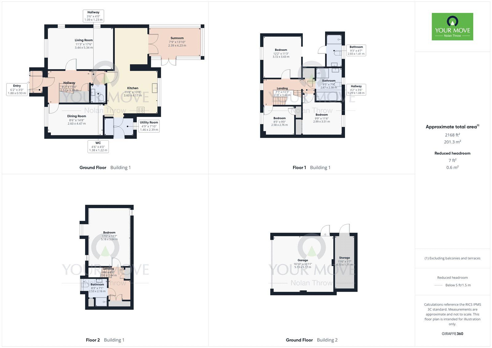 Floorplan of 4 bedroom Detached House for sale, Scotney Way, Thrapston, Northamptonshire, NN14