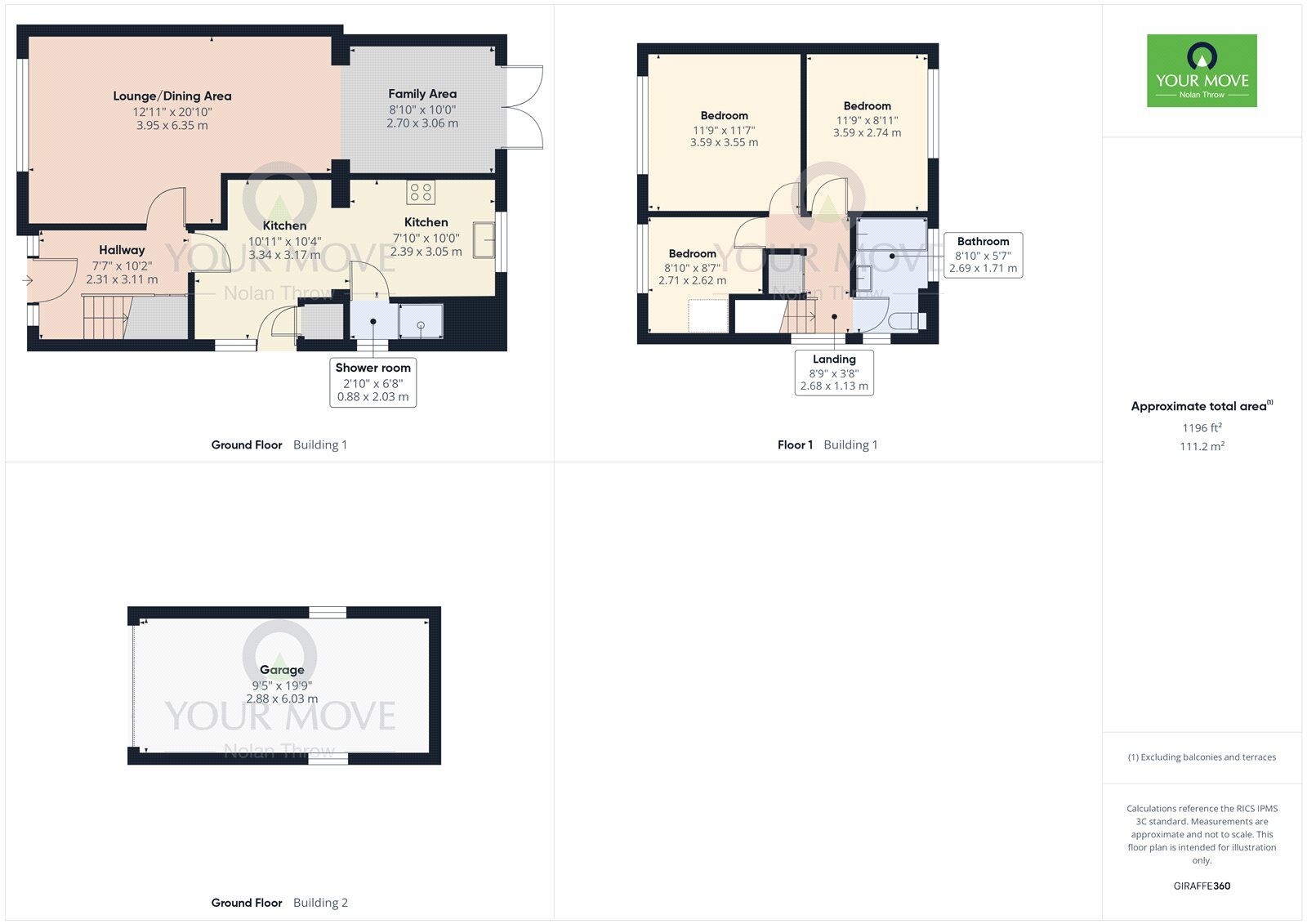 Floorplan of 3 bedroom Semi Detached House for sale, Deeble Road, Kettering, Northamptonshire, NN15