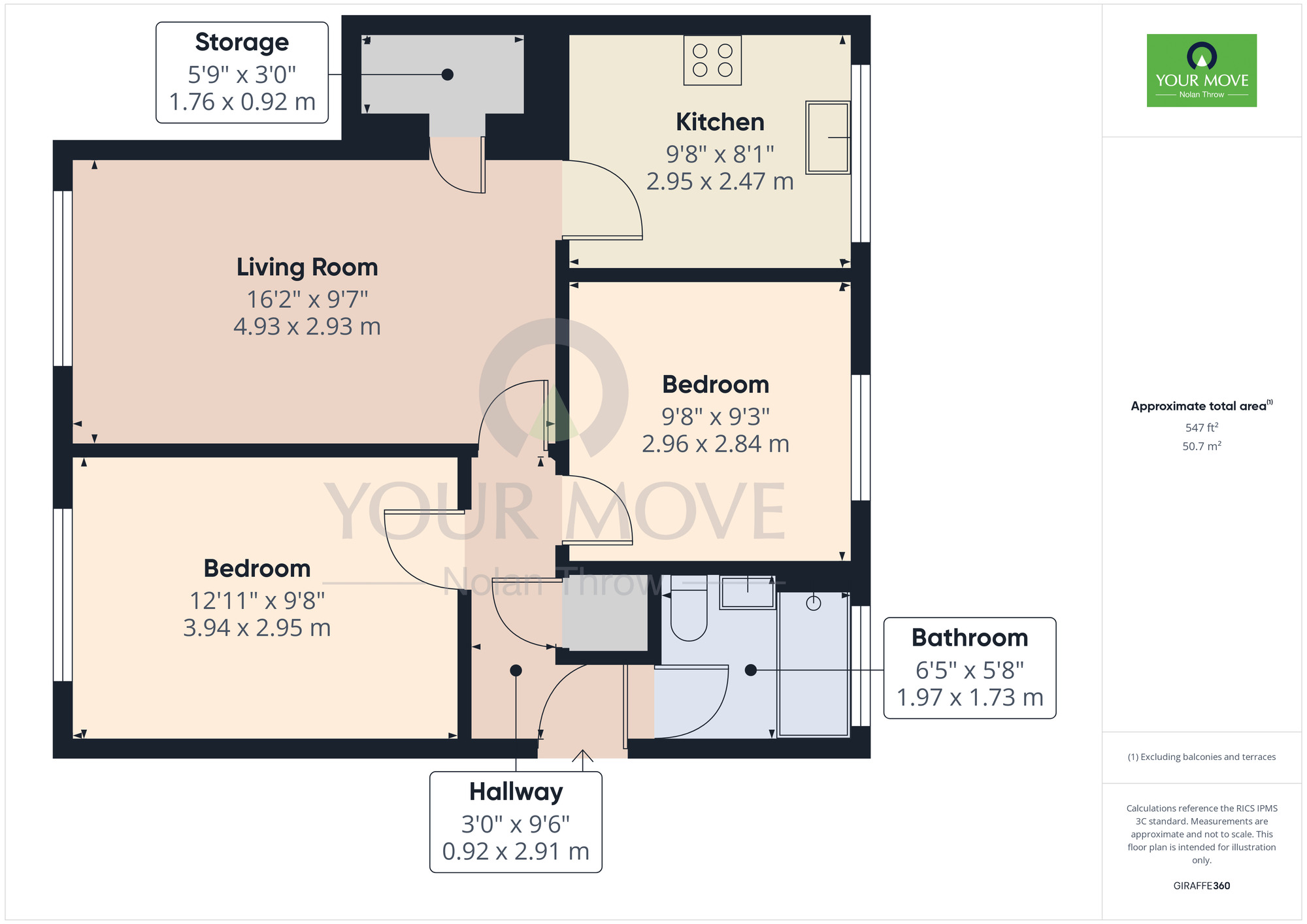 Floorplan of 2 bedroom  Flat for sale, Gladstone Street, Kettering, Northamptonshire, NN16