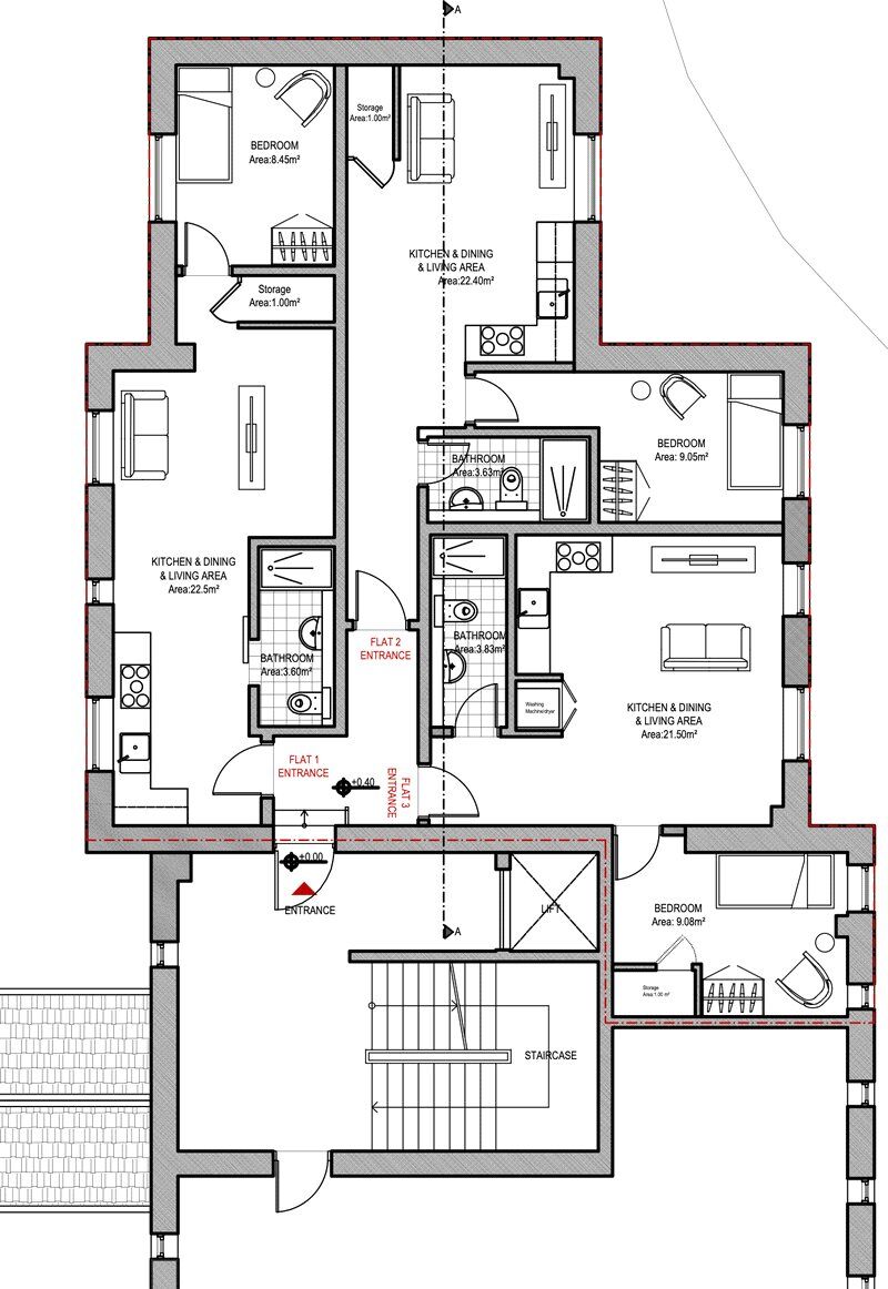 Floorplan of 1 bedroom  Flat to rent, Barnwell Court, Mawsley, Northamptonshire, NN14