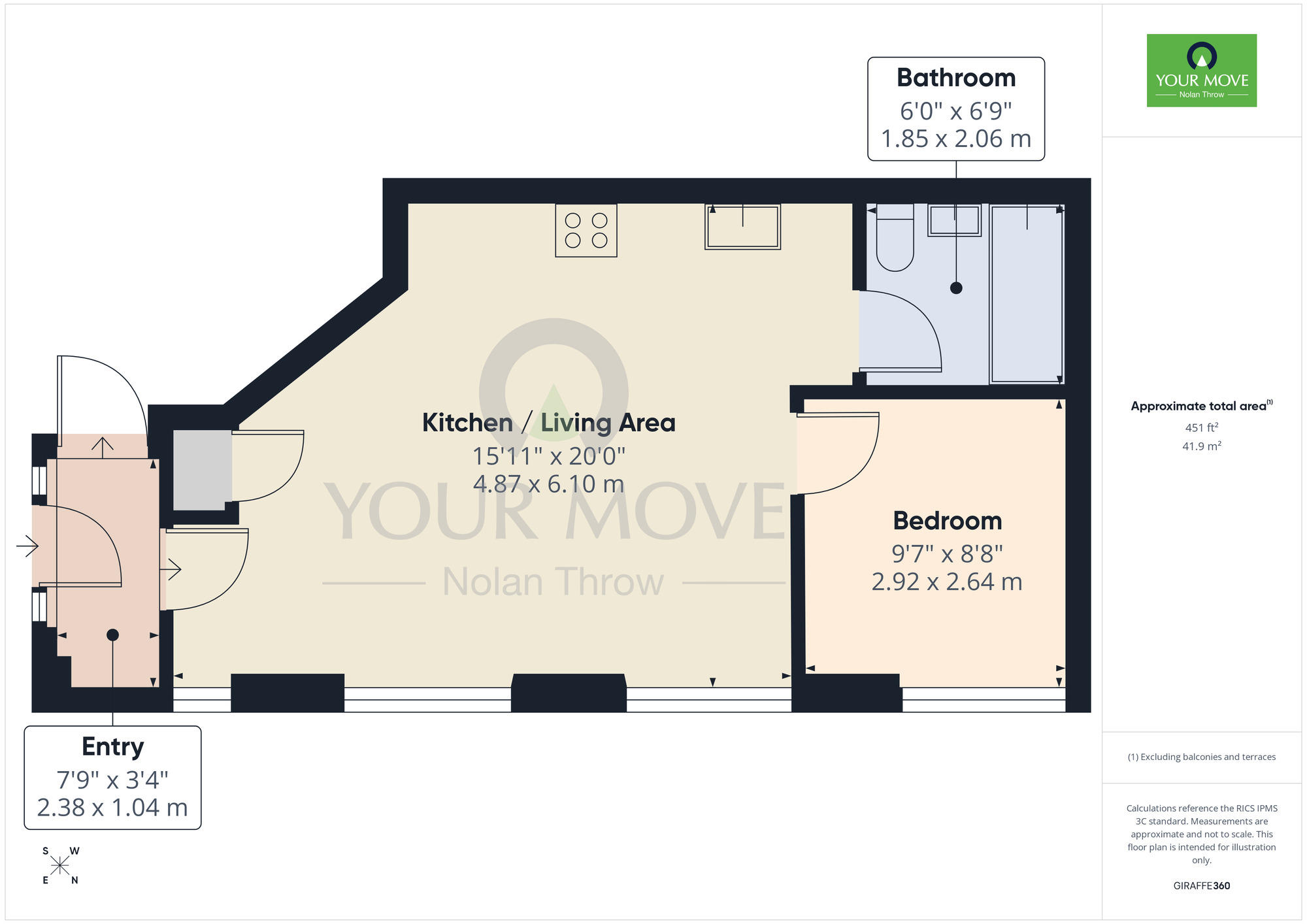 Floorplan of 1 bedroom  Flat for sale, Tresham Street, Kettering, NN16