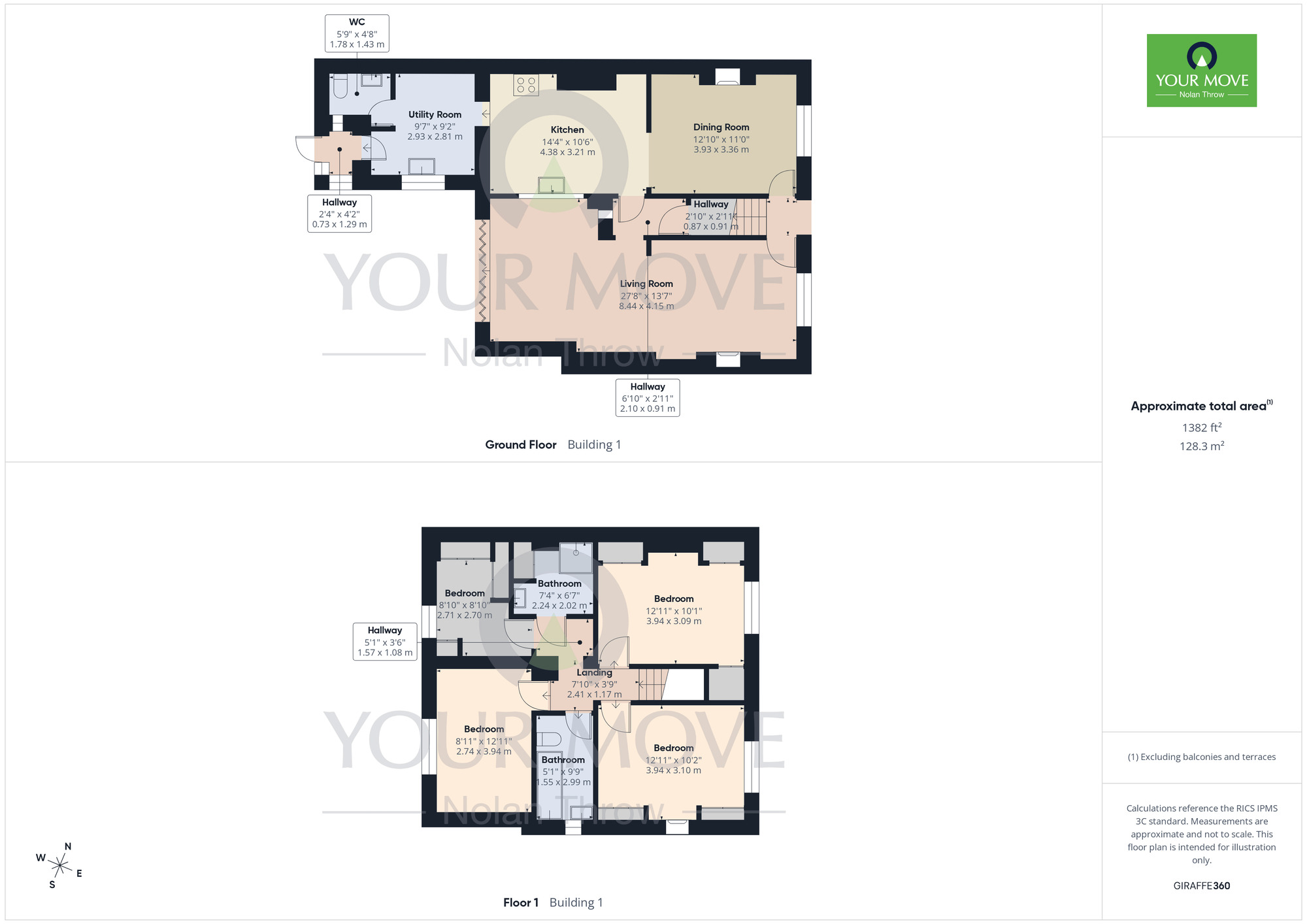 Floorplan of 4 bedroom Detached House for sale, Millers Close, Finedon, Northamptonshire, NN9