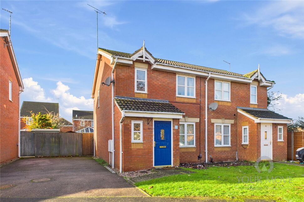 Main image of 3 bedroom Semi Detached House for sale, Epsom Close, Rushden, Northamptonshire, NN10