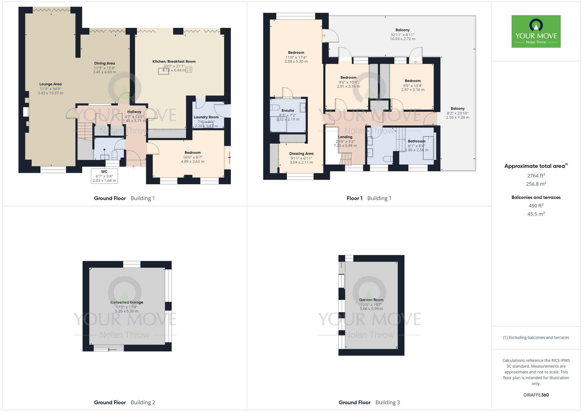Floorplan of 4 bedroom Detached House for sale, Meadow Close, Ringstead, Northamptonshire, NN14