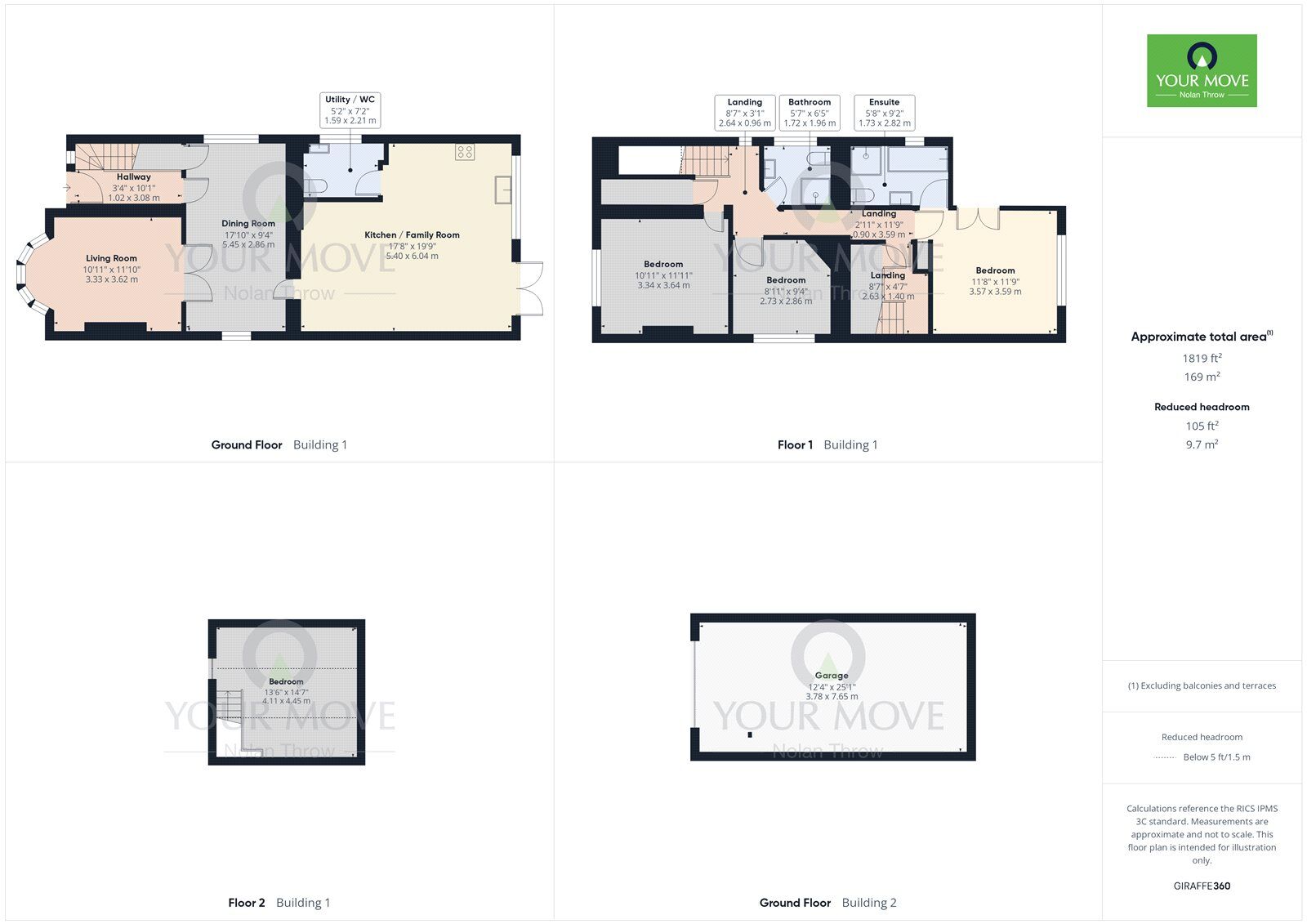 Floorplan of 4 bedroom Detached House for sale, Northampton Road, Kettering, Northamptonshire, NN15