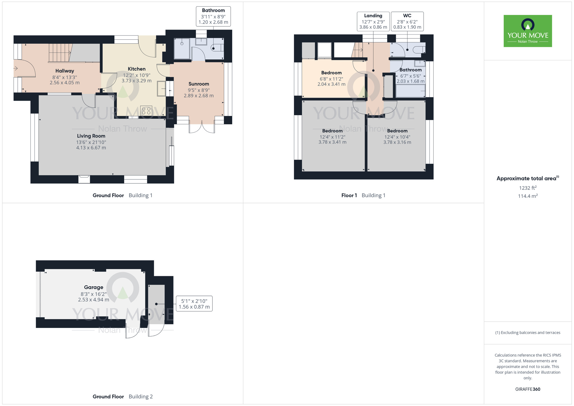 Floorplan of 3 bedroom Detached House for sale, Deeble Road, Kettering, Northamptonshire, NN15