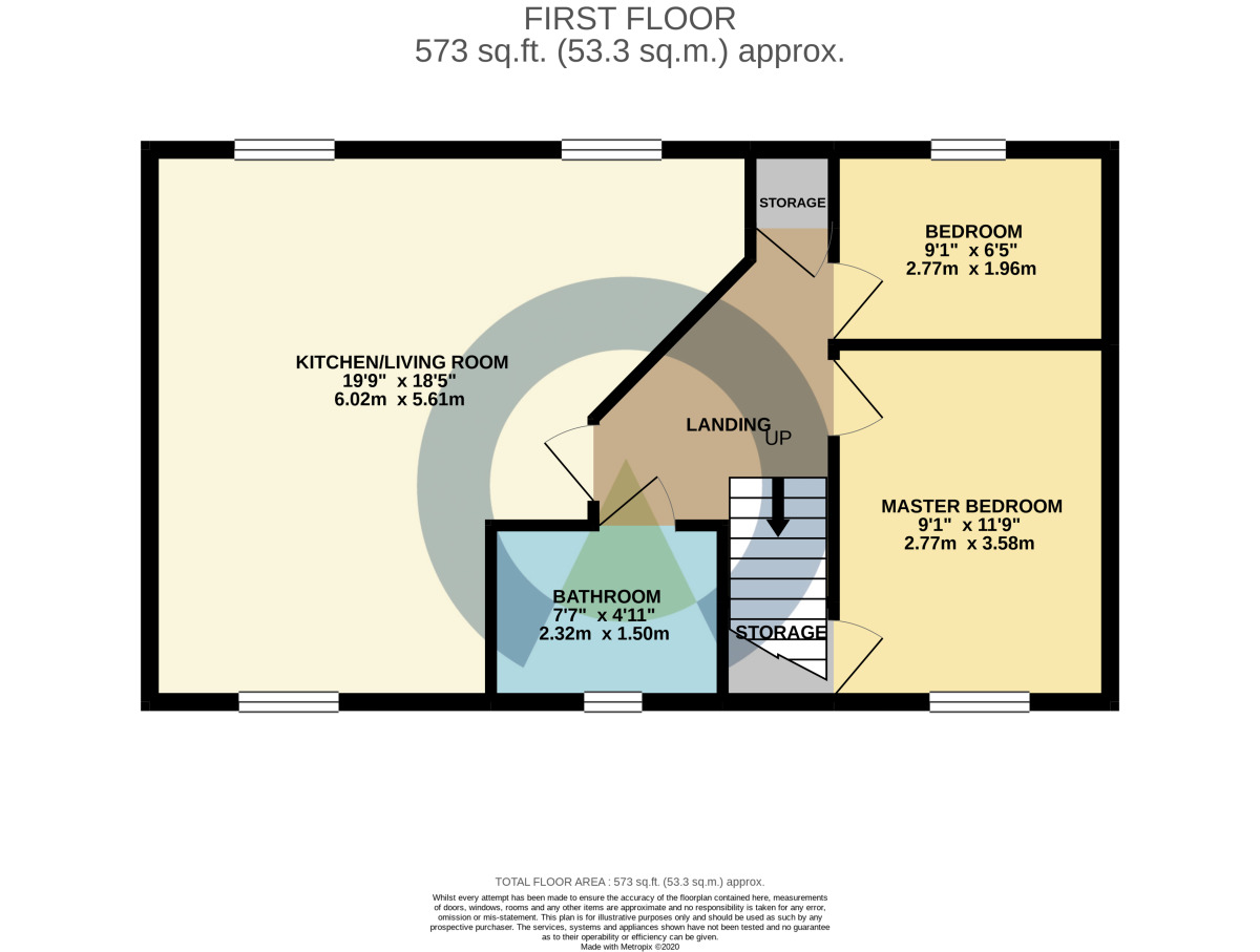 Floorplan of 2 bedroom Flat to rent, Ironwood Avenue, Desborough, Northamptonshire, NN14