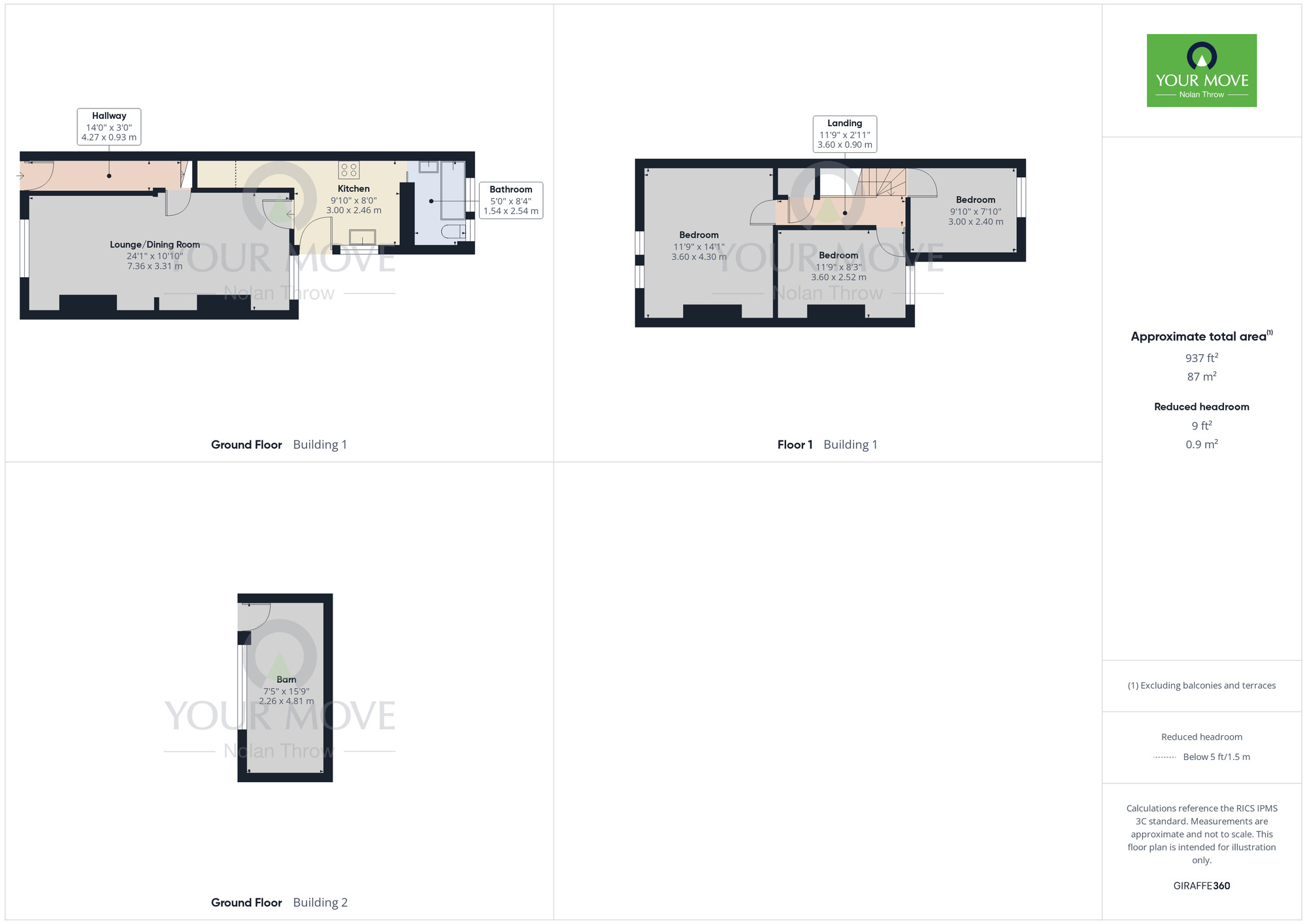 Floorplan of 3 bedroom Mid Terrace House for sale, Edgell Street, Kettering, Northamptonshire, NN16