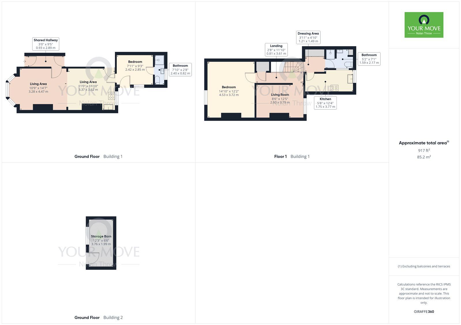 Floorplan of 2 bedroom Mid Terrace House for sale, Mill Road, Kettering, Northamptonshire, NN16