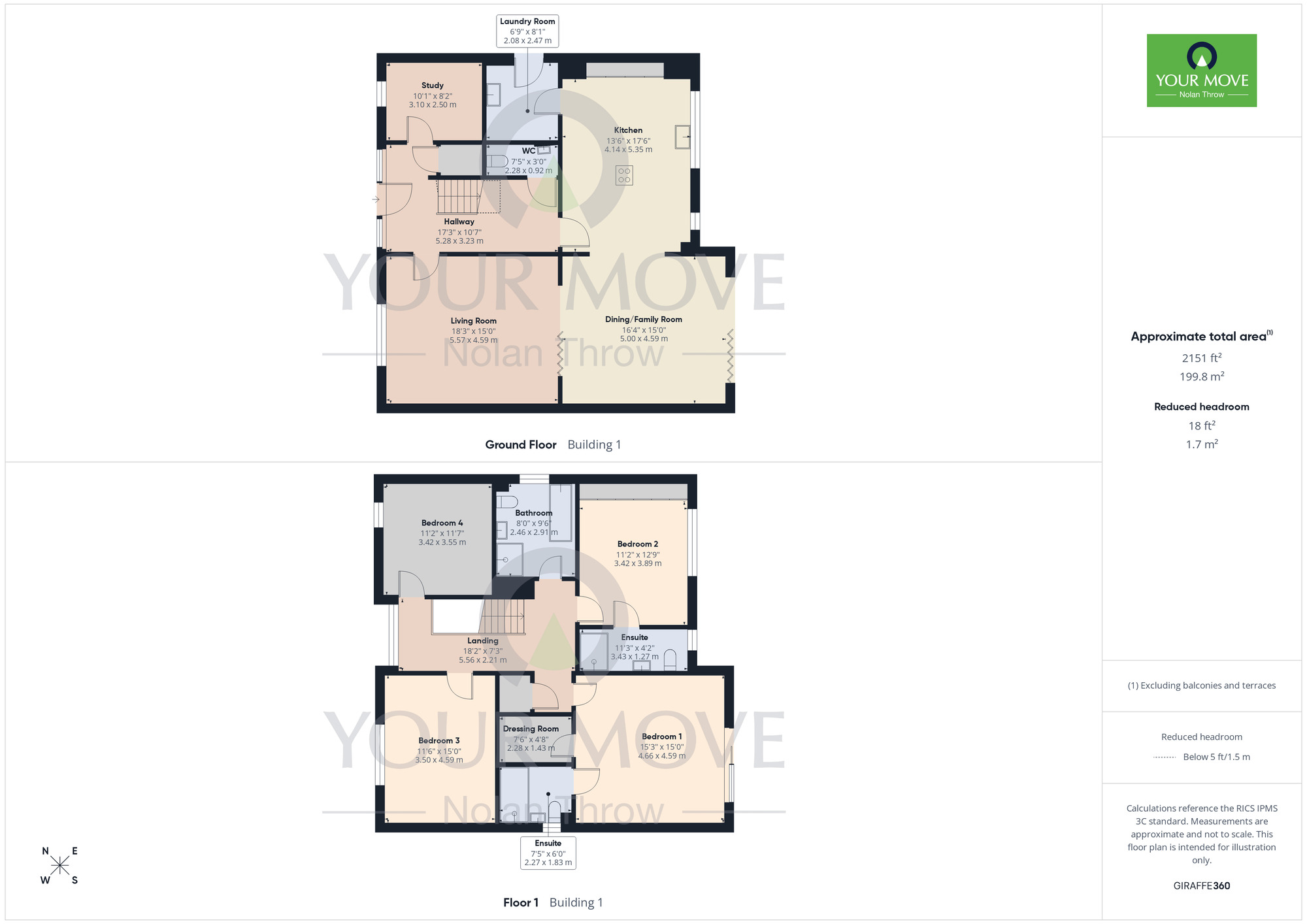 Floorplan of 4 bedroom Detached House for sale, Berry Green Park, Clopton, Northamptonshire, NN14