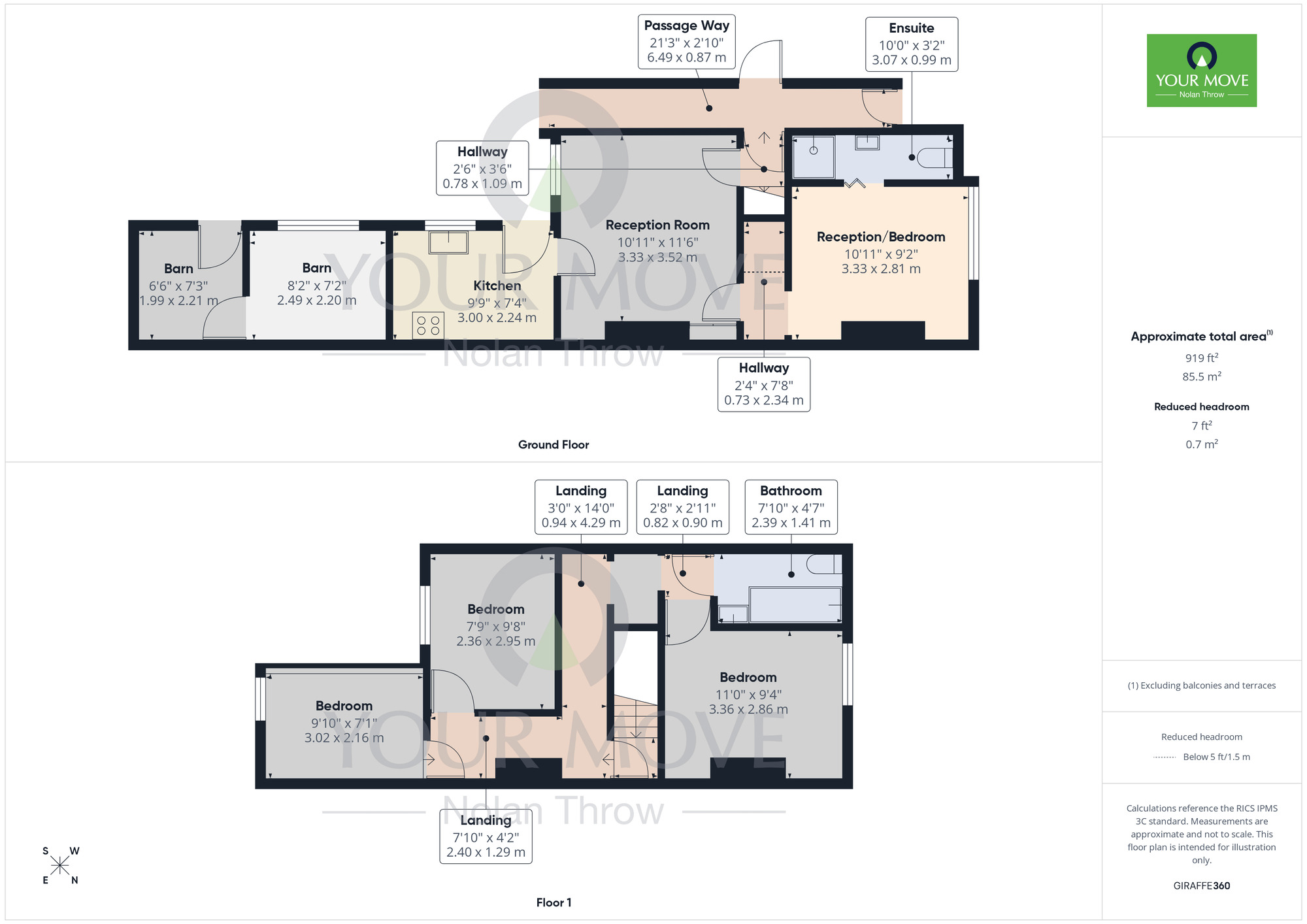 Floorplan of 3 bedroom Mid Terrace House for sale, Dayton Street, Rushden, Northamptonshire, NN10