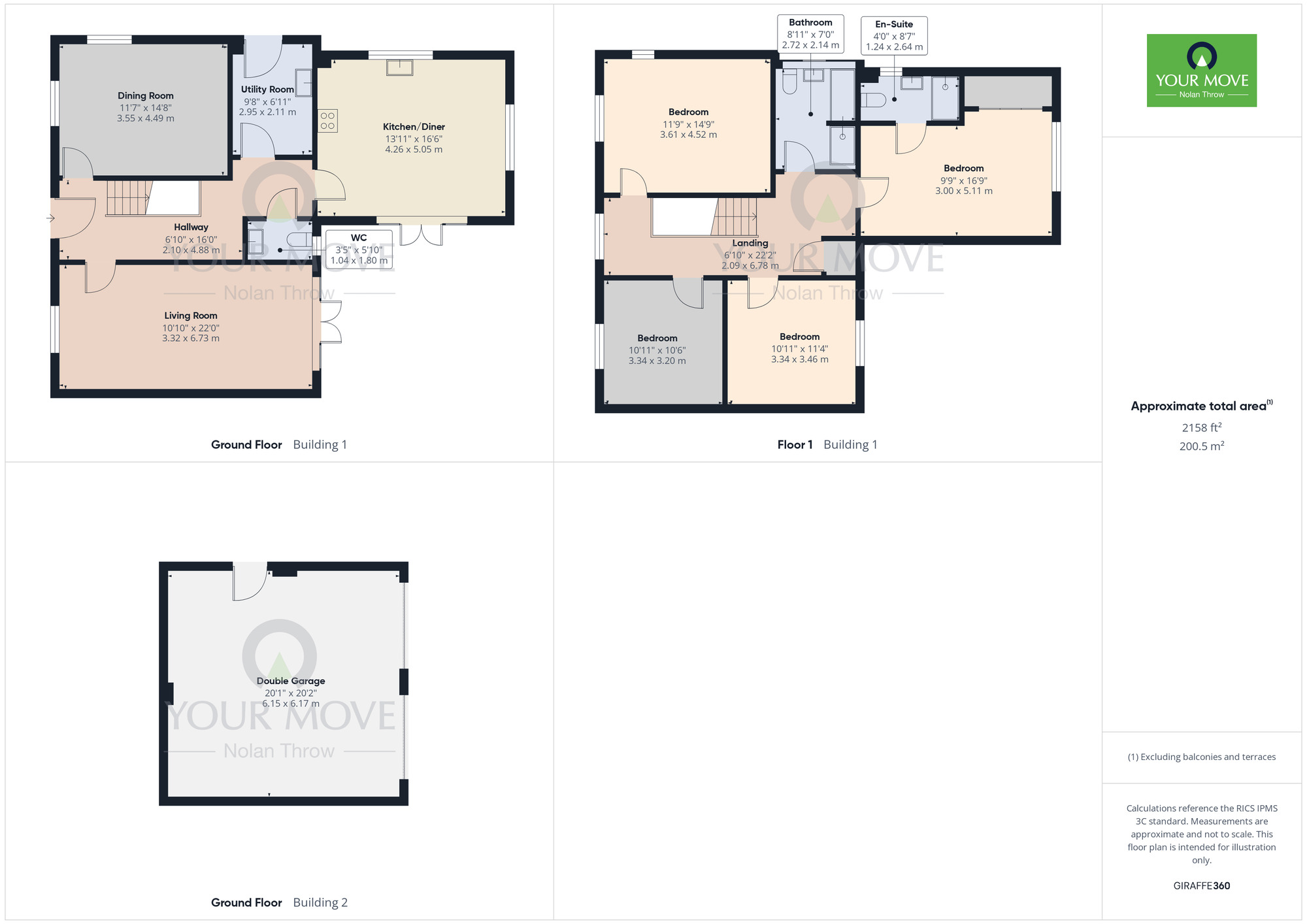 Floorplan of 4 bedroom Detached House for sale, Pintail Close, Burton Latimer, Northamptonshire, NN15