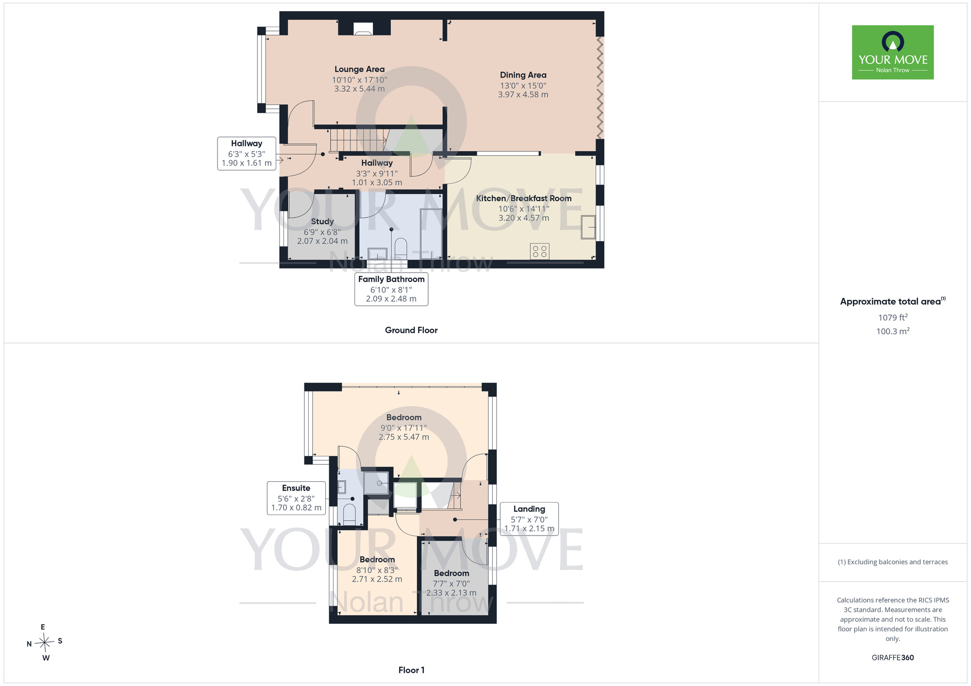 Floorplan of 3 bedroom Semi Detached House for sale, Harborough Road, Dingley, Northamptonshire, LE16