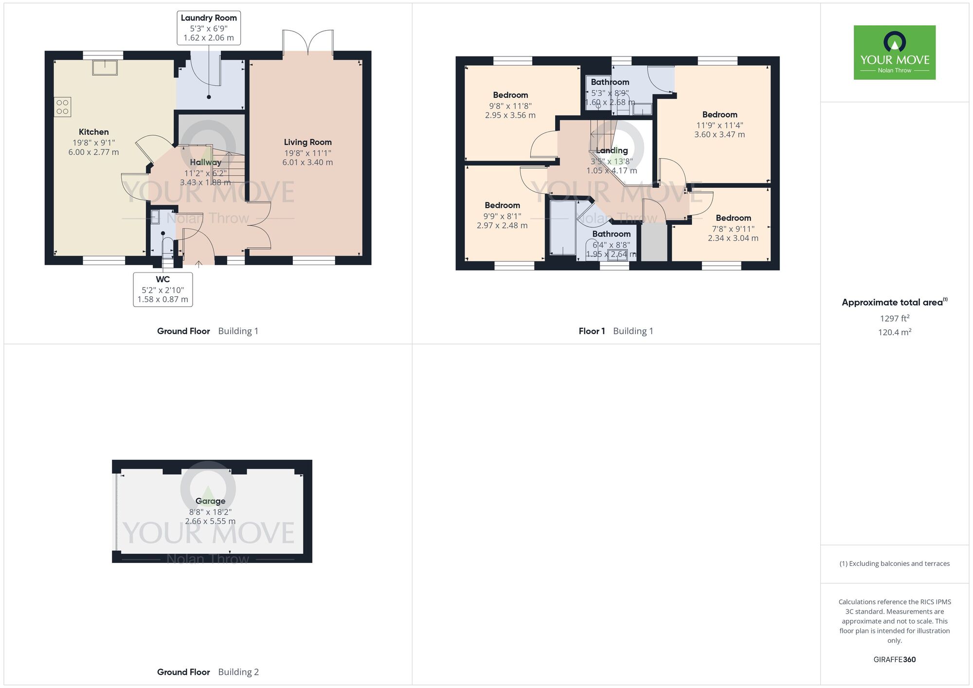 Floorplan of 4 bedroom Detached House for sale, Rose Hill Way, Mawsley, Northamptonshire, NN14