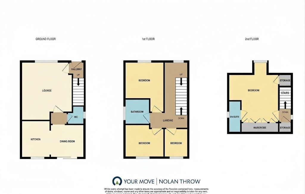 Floorplan of 4 bedroom Detached House for sale, Burdock Way, Desborough, Northamptonshire, NN14