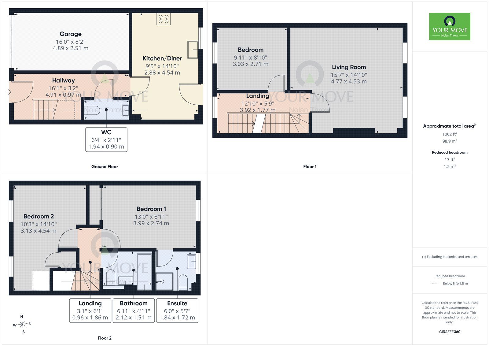 Floorplan of 3 bedroom Mid Terrace House to rent, Horse Fair Lane, Rothwell, Northamptonshire, NN14