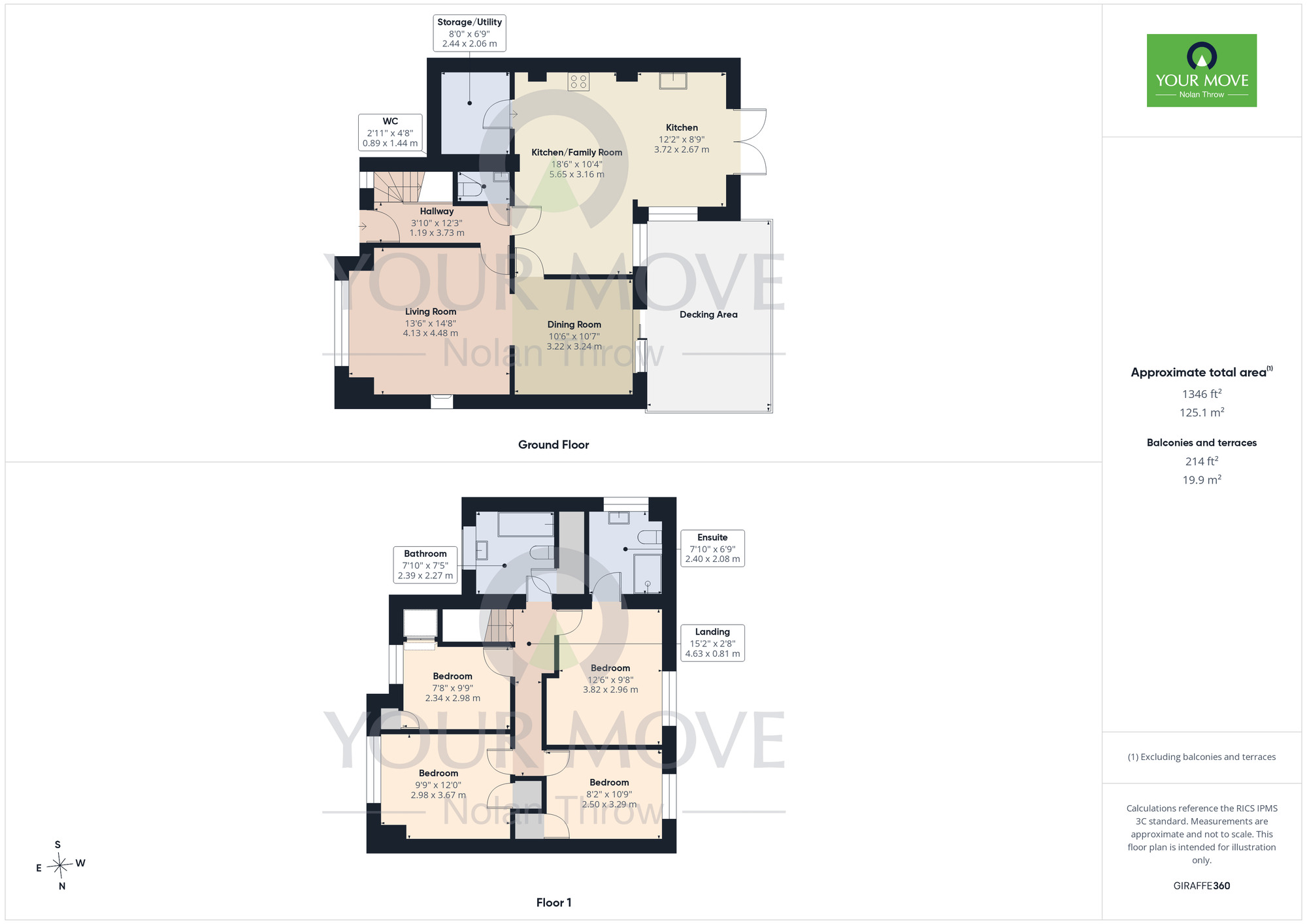 Floorplan of 4 bedroom Detached House for sale, Foster Close, Kettering, Northamptonshire, NN15