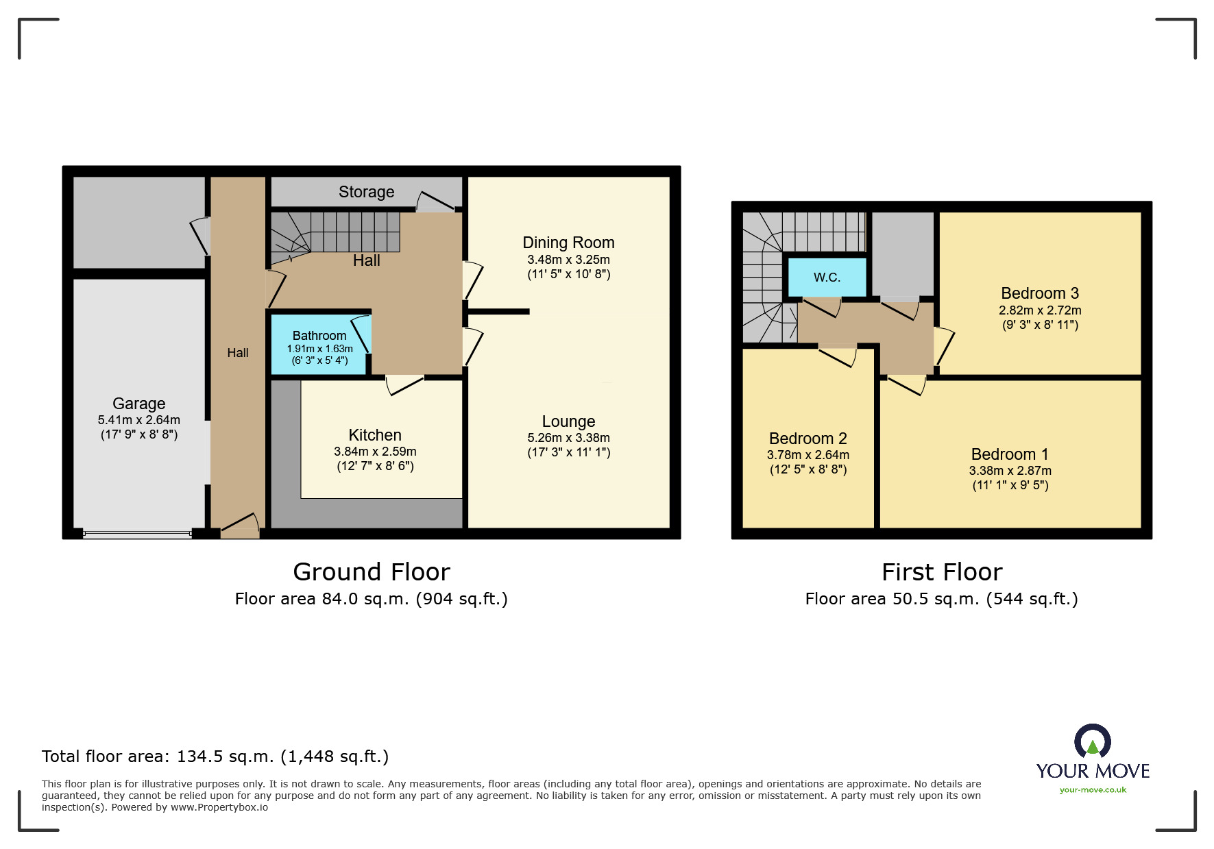 Floorplan of 3 bedroom Semi Detached House to rent, Westburn Avenue, West Yorkshire, BD22
