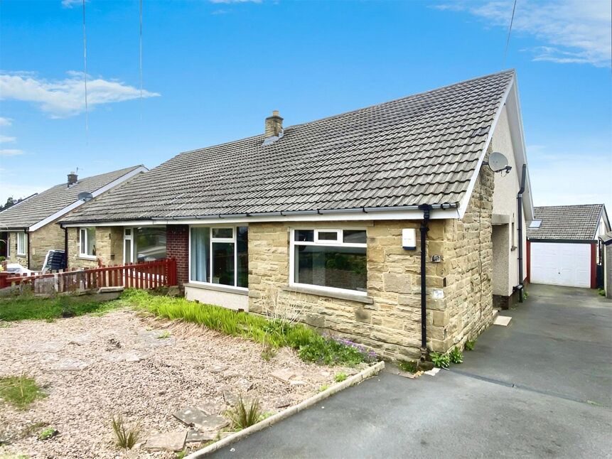 2 bedroom Semi Detached Bungalow for sale, Ogden Crescent, Denholme