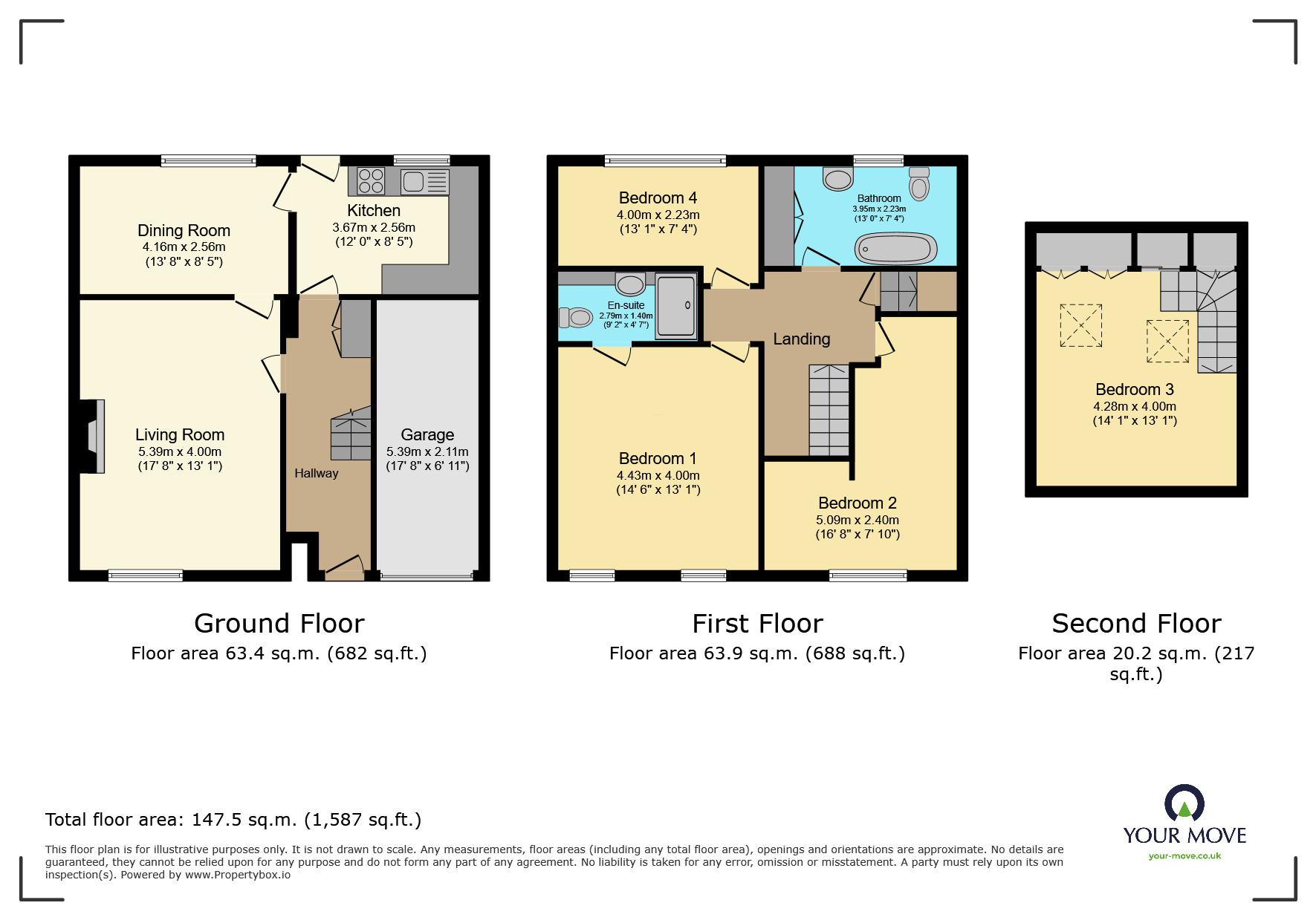 Floorplan of 4 bedroom Mid Terrace Property for sale, Mytholmes Lane, Haworth, West Yorkshire, BD22