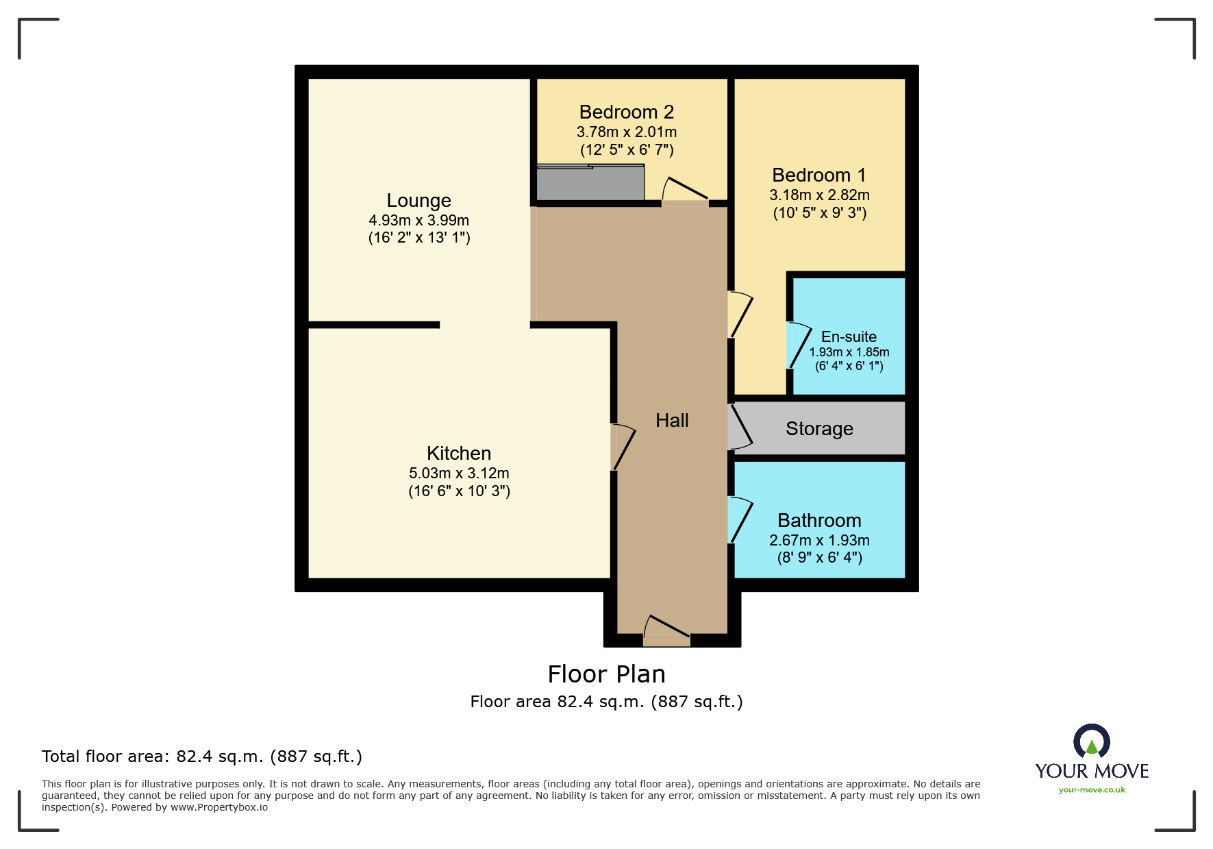 Floorplan of 2 bedroom  Flat to rent, Flat 6, Ingrow Mill, Ingrow Lane, West Yorkshire, BD21
