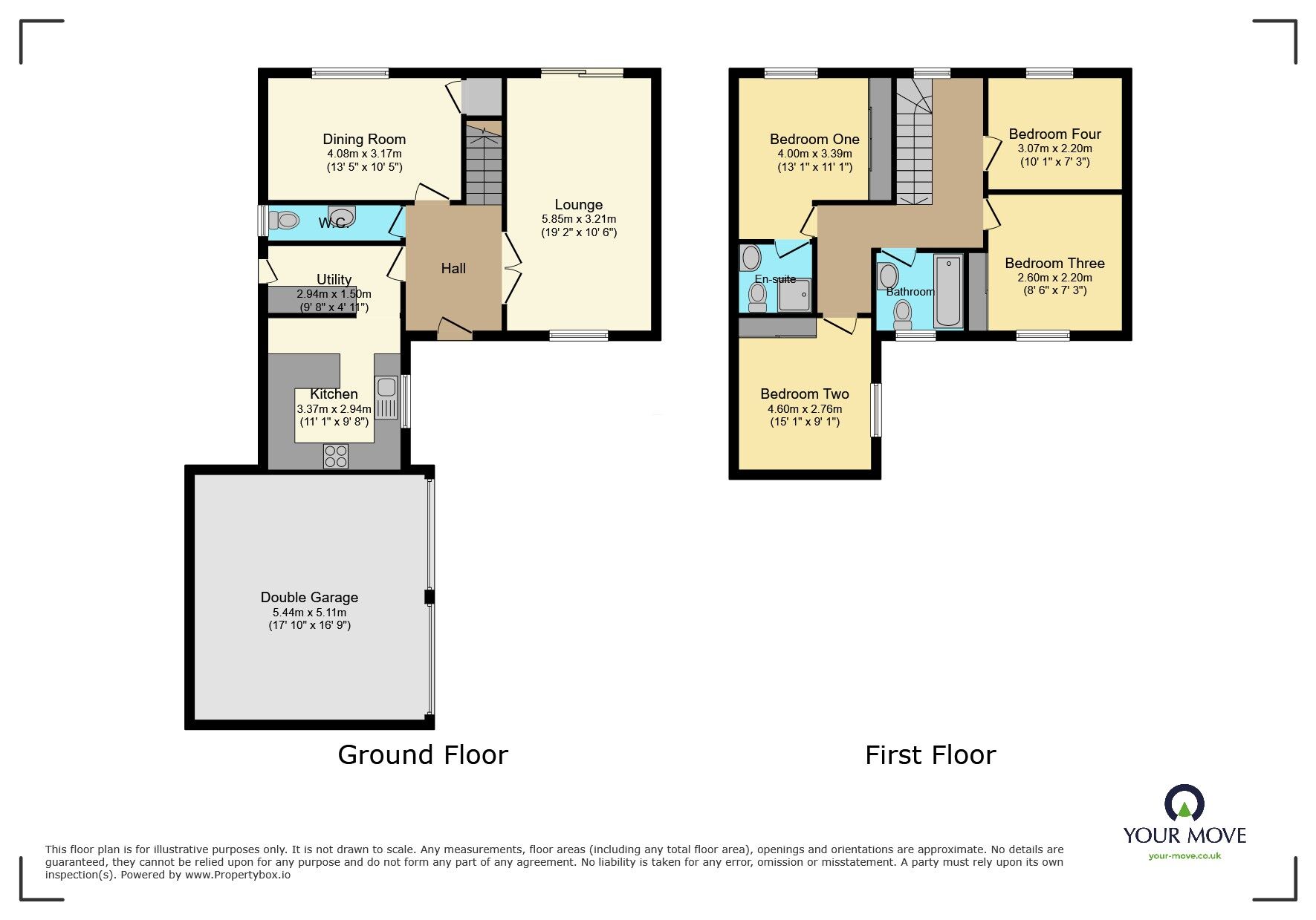 Floorplan of 4 bedroom Detached House for sale, Longacre Lane, Haworth, West Yorkshire, BD22