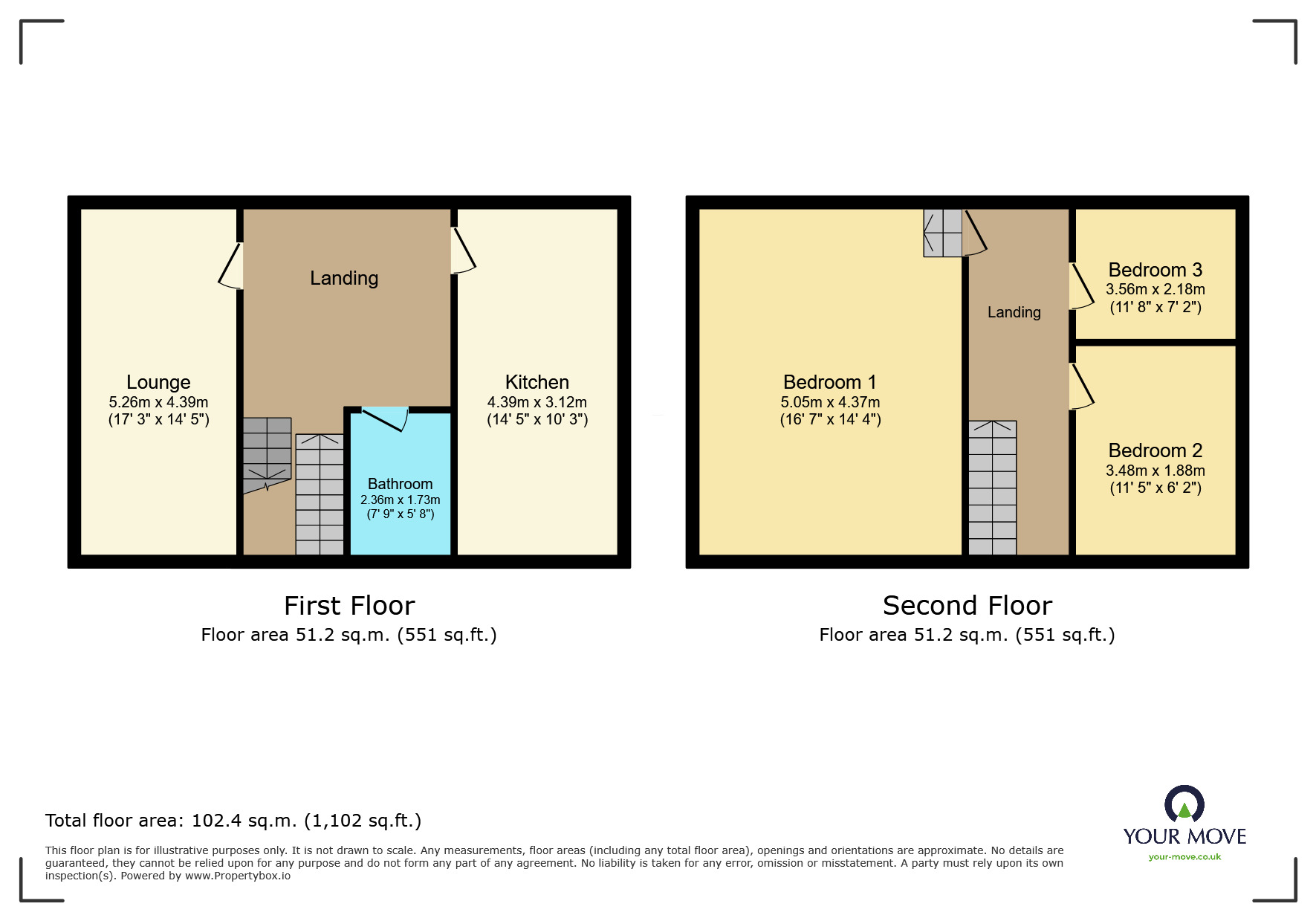 Floorplan of 3 bedroom  Flat to rent, River Street, Haworth, West Yorkshire, BD22