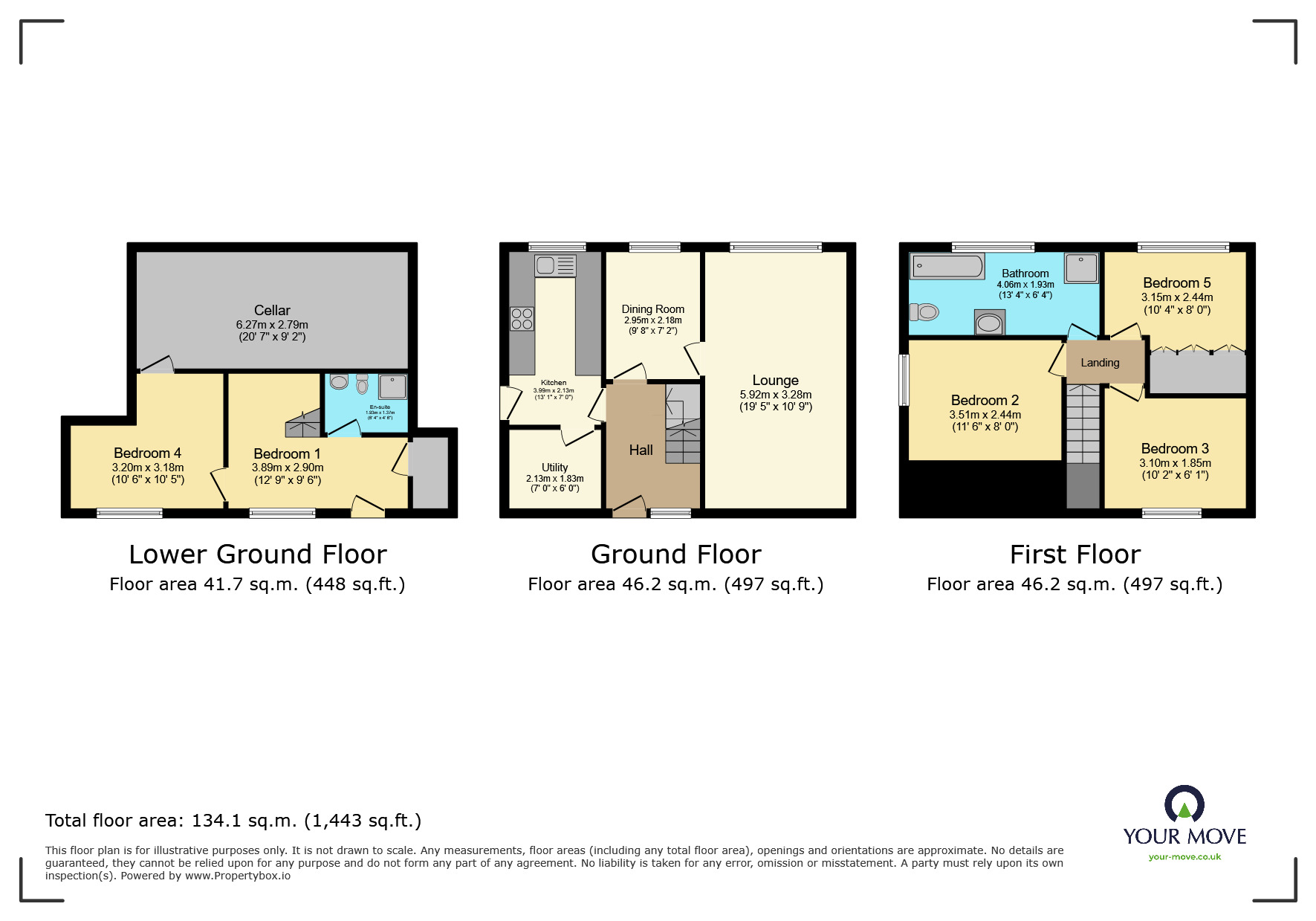 Floorplan of 4 bedroom Semi Detached House for sale, Southlands Road, Riddlesden, West Yorkshire, BD20