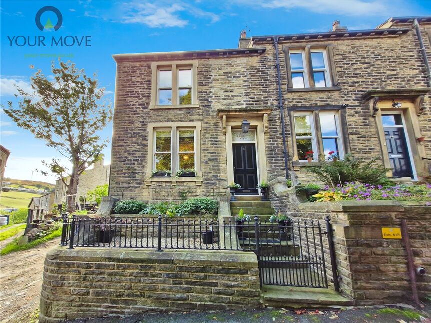Main image of 3 bedroom End Terrace House for sale, Bridgehouse Lane, Haworth, West Yorkshire, BD22