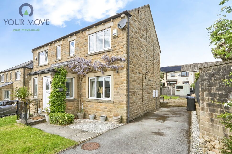 Main image of 2 bedroom Semi Detached House for sale, Highoak Garth, Oakworth, West Yorkshire, BD22