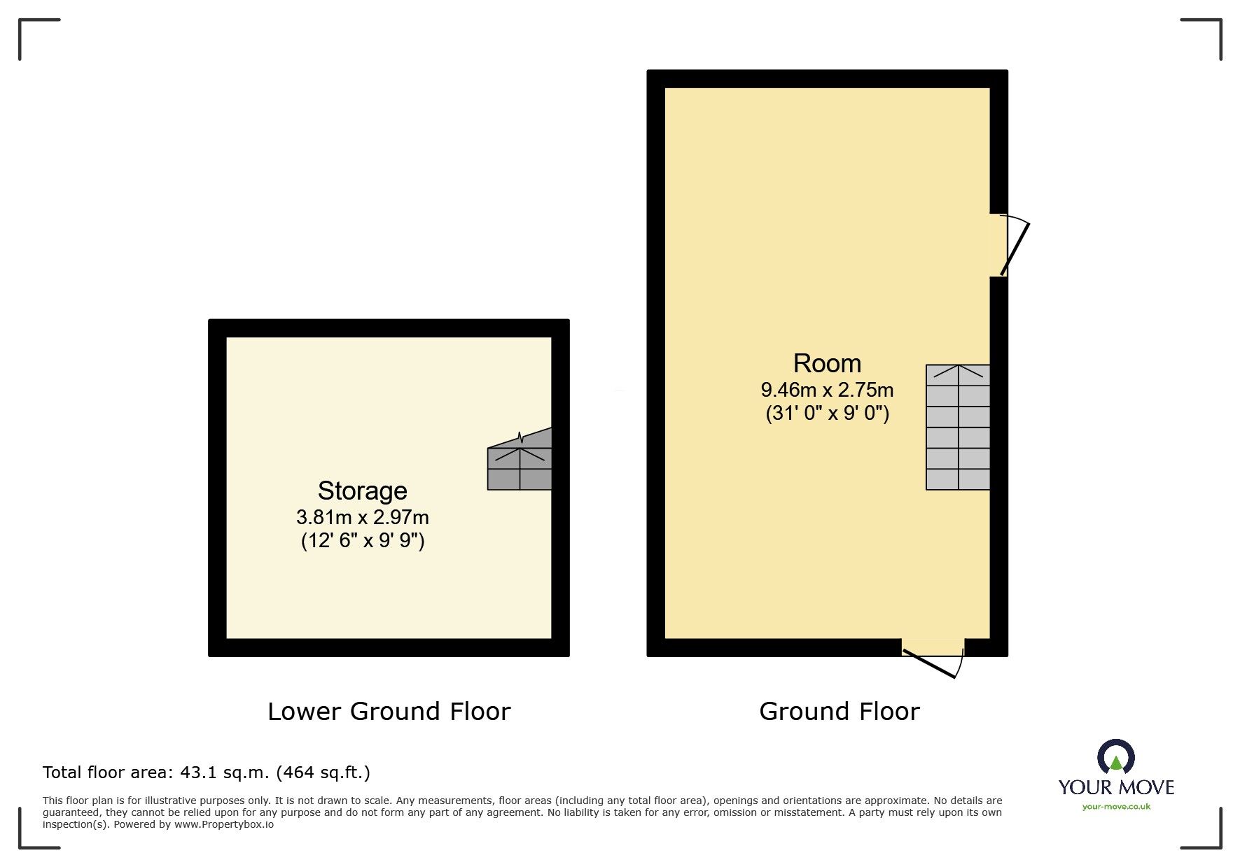 Floorplan of Property to rent, Bradford Road, Keighley, BD21