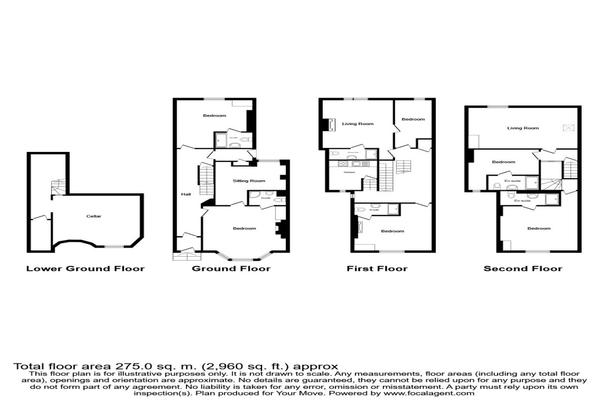 Floorplan of 1 bedroom Flat to rent, Devonshire Street, Keighley, West Yorkshire, BD21