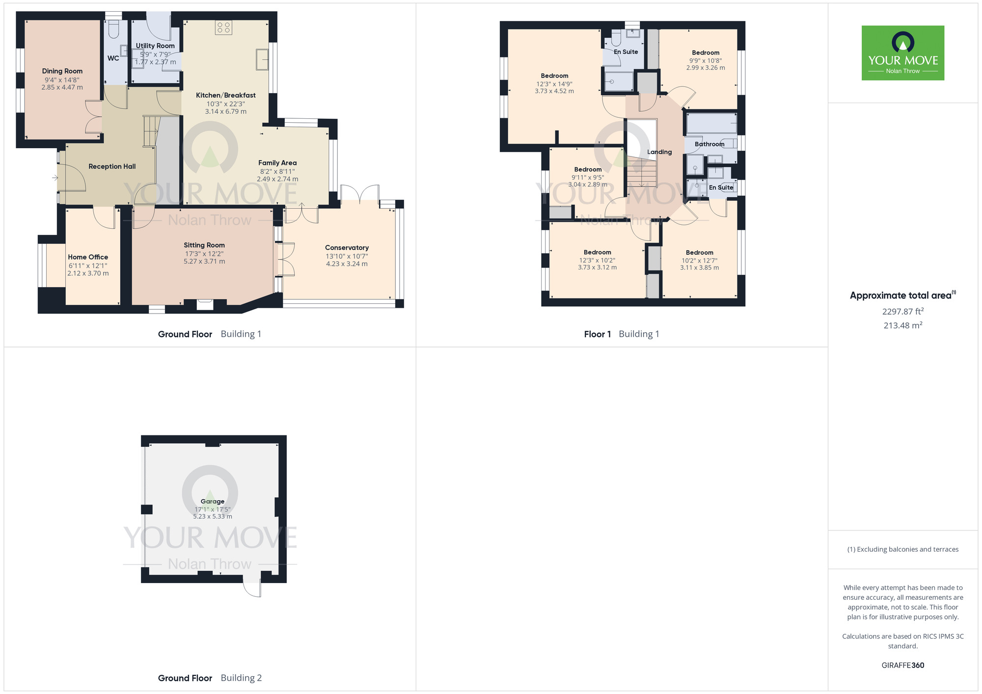 Floorplan of 5 bedroom Detached House for sale, Spartan Close, Wootton, Northampton, NN4