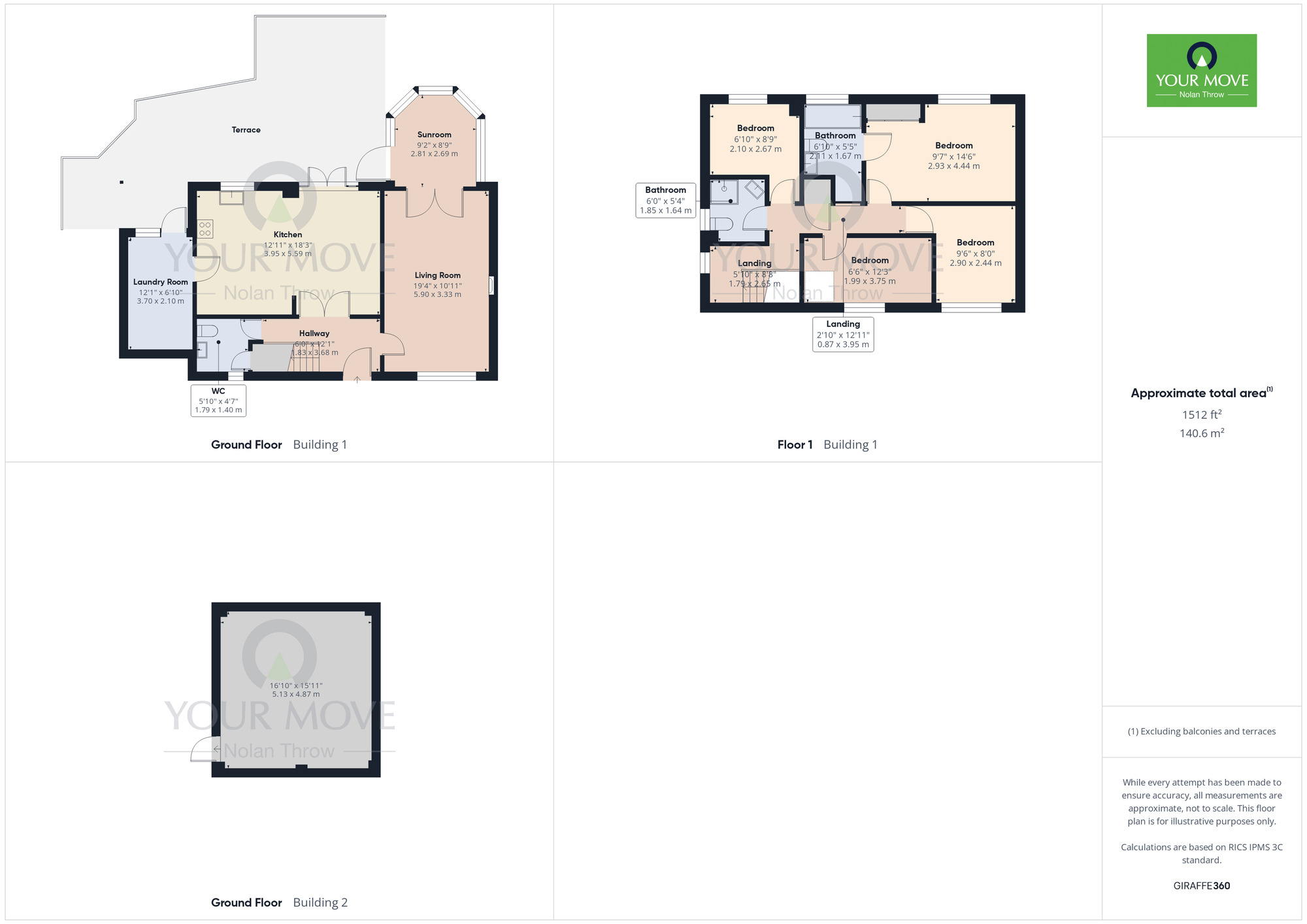 Floorplan of 4 bedroom Detached House for sale, Fylingdale, Kingsthorpe, Northamptonshire, NN2