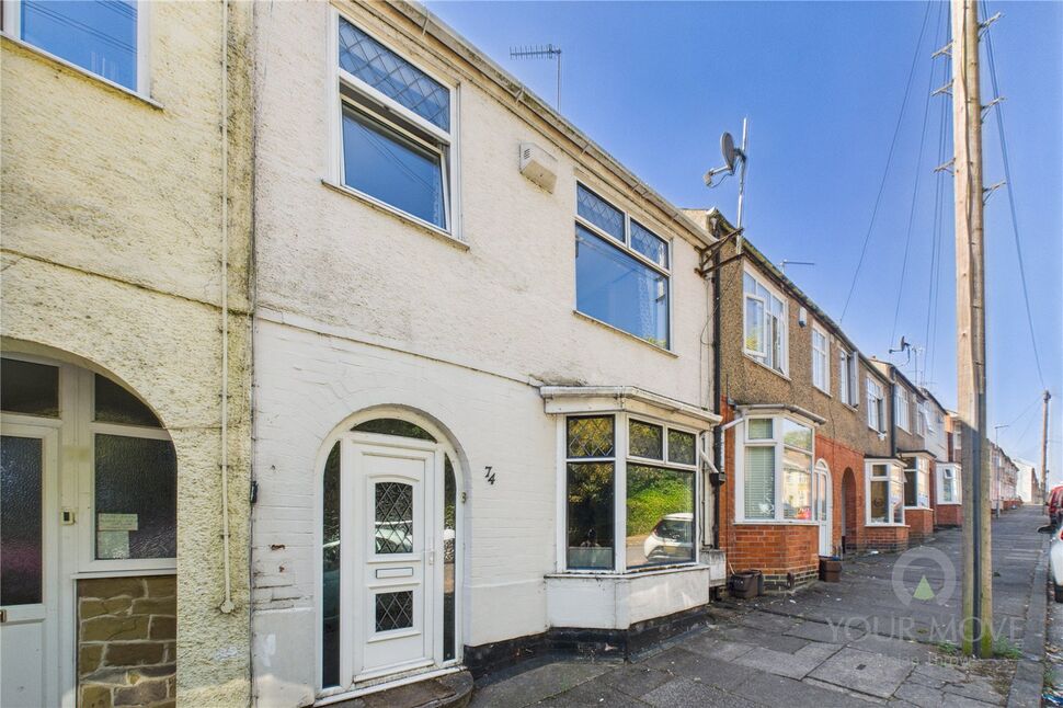 Main image of 2 bedroom Mid Terrace House for sale, Freehold Street, Kingsthorpe Hollow, Northampton, Northamptonshire, NN2
