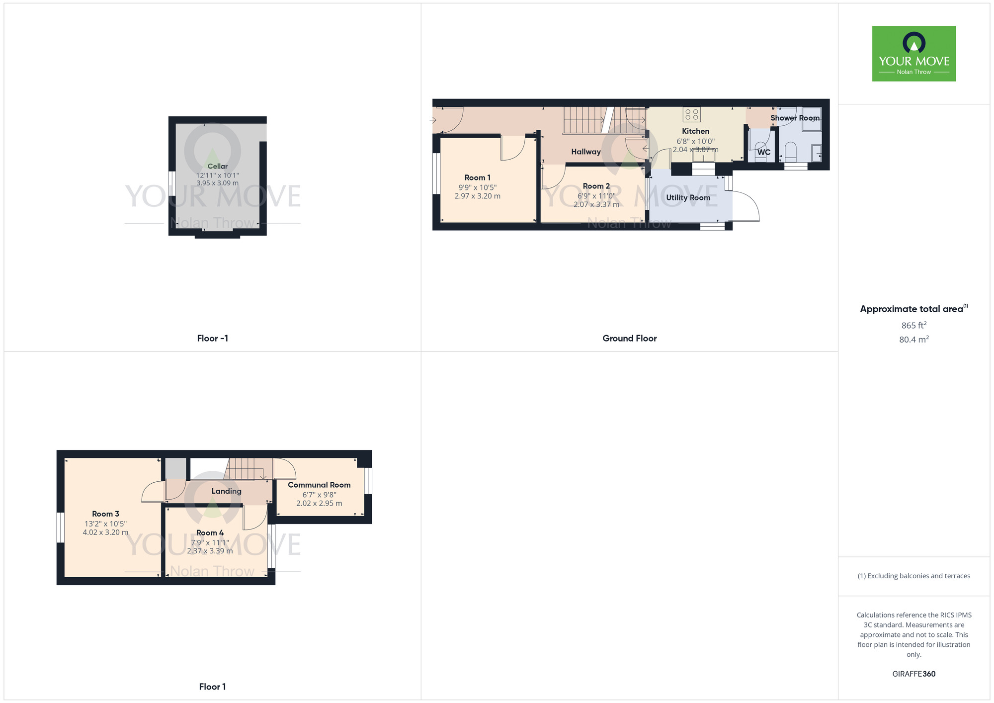 Floorplan of 5 bedroom End Terrace House for sale, Lower Hester Street, Semilong, Northampton, NN2
