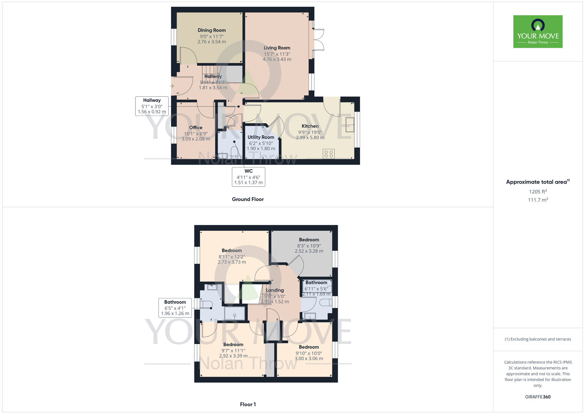 Floorplan of 4 bedroom Detached House for sale, Swithin Lane, Buckingham, Buckinghamshire, MK18