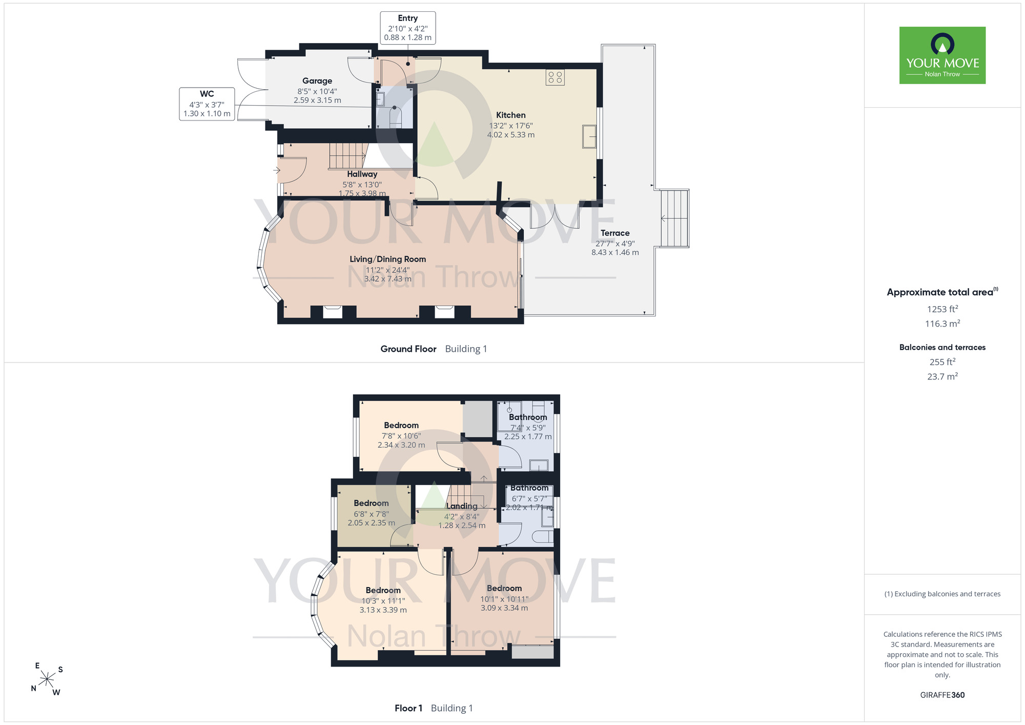 Floorplan of 4 bedroom Semi Detached House for sale, Kingsway, Kingsthorpe, Northamptonshire, NN2