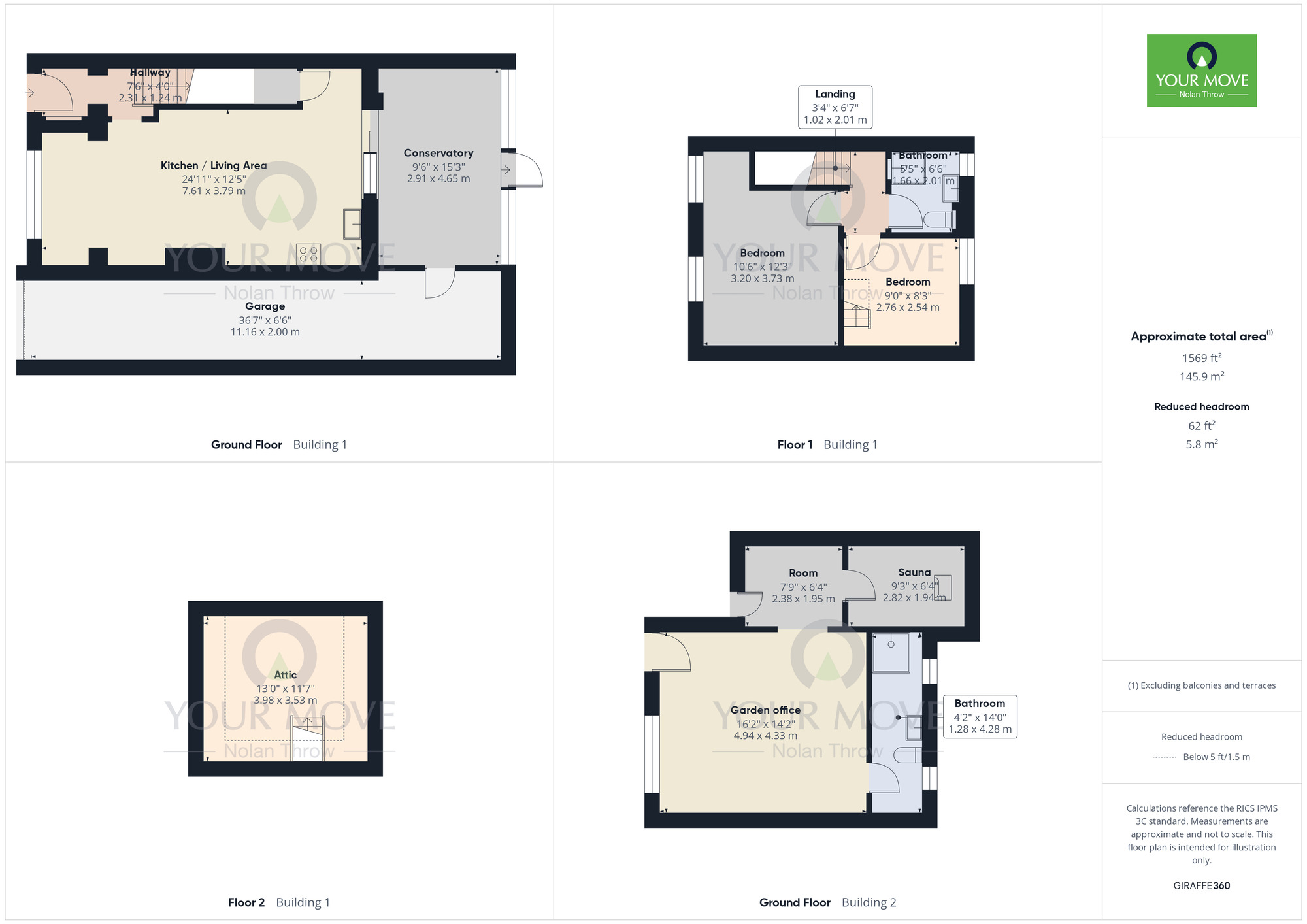 Floorplan of 2 bedroom End Terrace House for sale, Windyridge, Kingsthorpe, Northampton, Northamptonshire, NN2