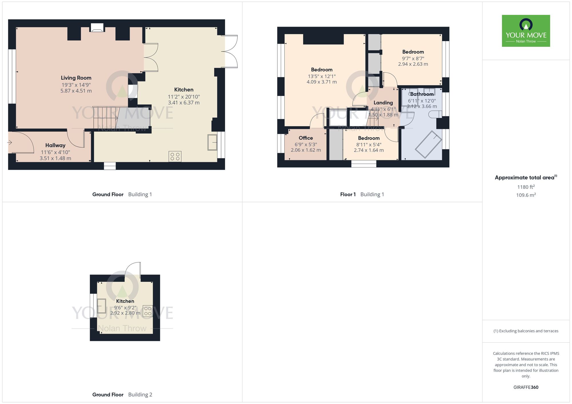 Floorplan of 3 bedroom Detached House for sale, Obelisk Rise, Kingsthorpe, Northampton, NN2