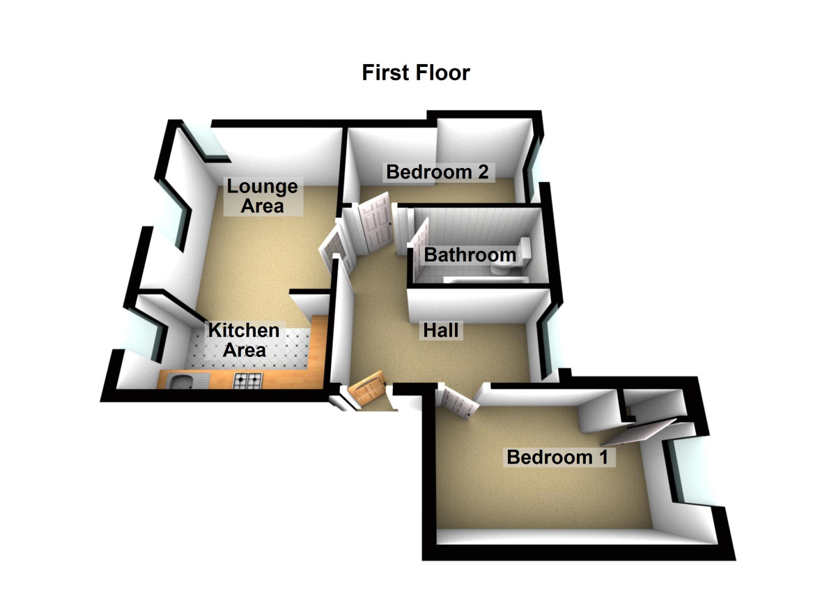 Floorplan of 2 bedroom  Flat to rent, Station Road, Yate, Bristol, BS37