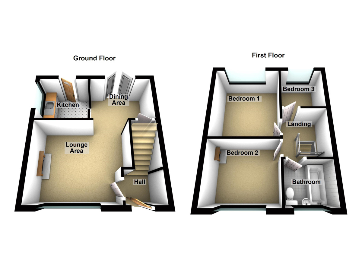 Floorplan of 3 bedroom Semi Detached House to rent, Cedar Drive, Keynsham, Bristol, BS31
