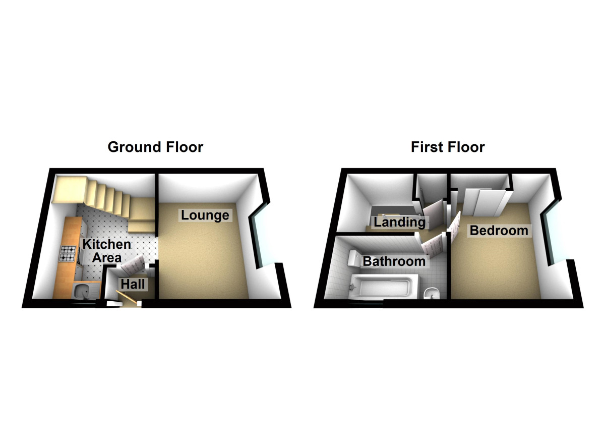 Floorplan of 1 bedroom Semi Detached House to rent, Wheatfield Drive, Bradley Stoke, Bristol, BS32