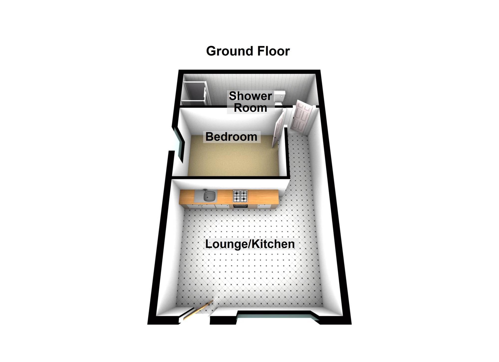 Floorplan of 1 bedroom Flat to rent, Soundwell Road, Bristol, Gloucestershire, BS16