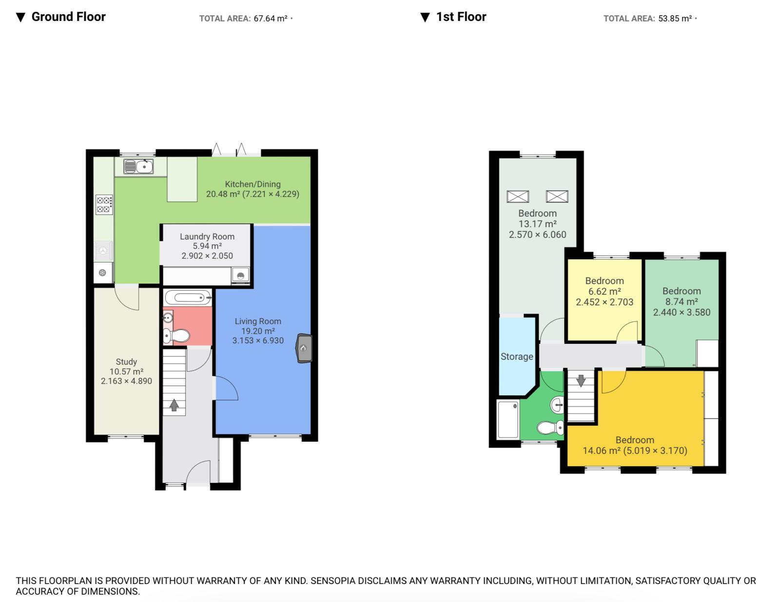 Floorplan of 4 bedroom Semi Detached House for sale, Meadfield Road, Langley, Berkshire, SL3