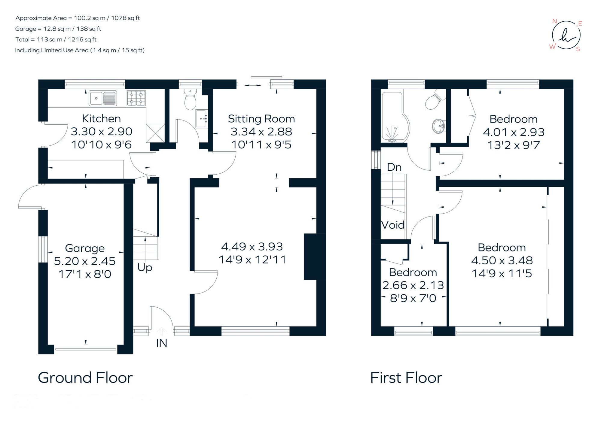 Floorplan of 3 bedroom Semi Detached House to rent, Ray Park Road, Maidenhead, Berkshire, SL6