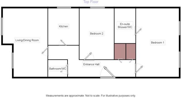Floorplan of 2 bedroom Flat to rent, Tobermory Close, Langley, Berkshire, SL3