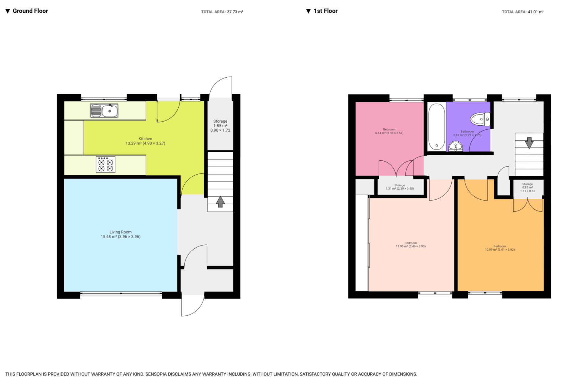 Floorplan of 3 bedroom Mid Terrace House for sale, Trelawney Avenue, Langley, Berkshire, SL3